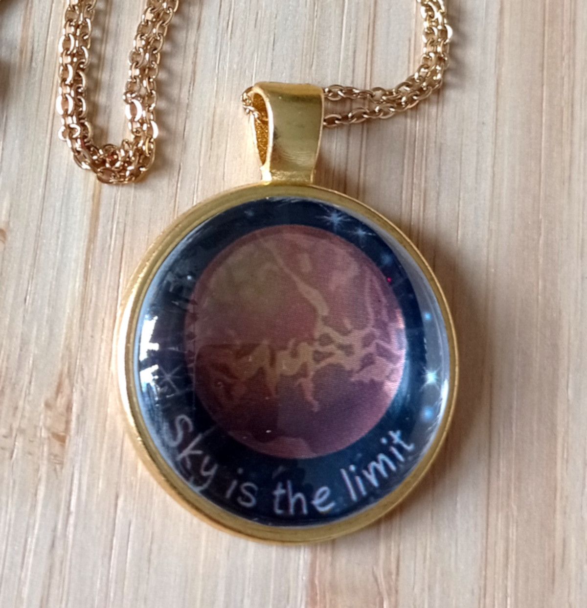 Hysteric Glamour × Japanese Brand × Vintage Punk Tiny Planet Venus Stainless Steel Gold Necklace Unique Size ONE SIZE - 1 Thumbnail