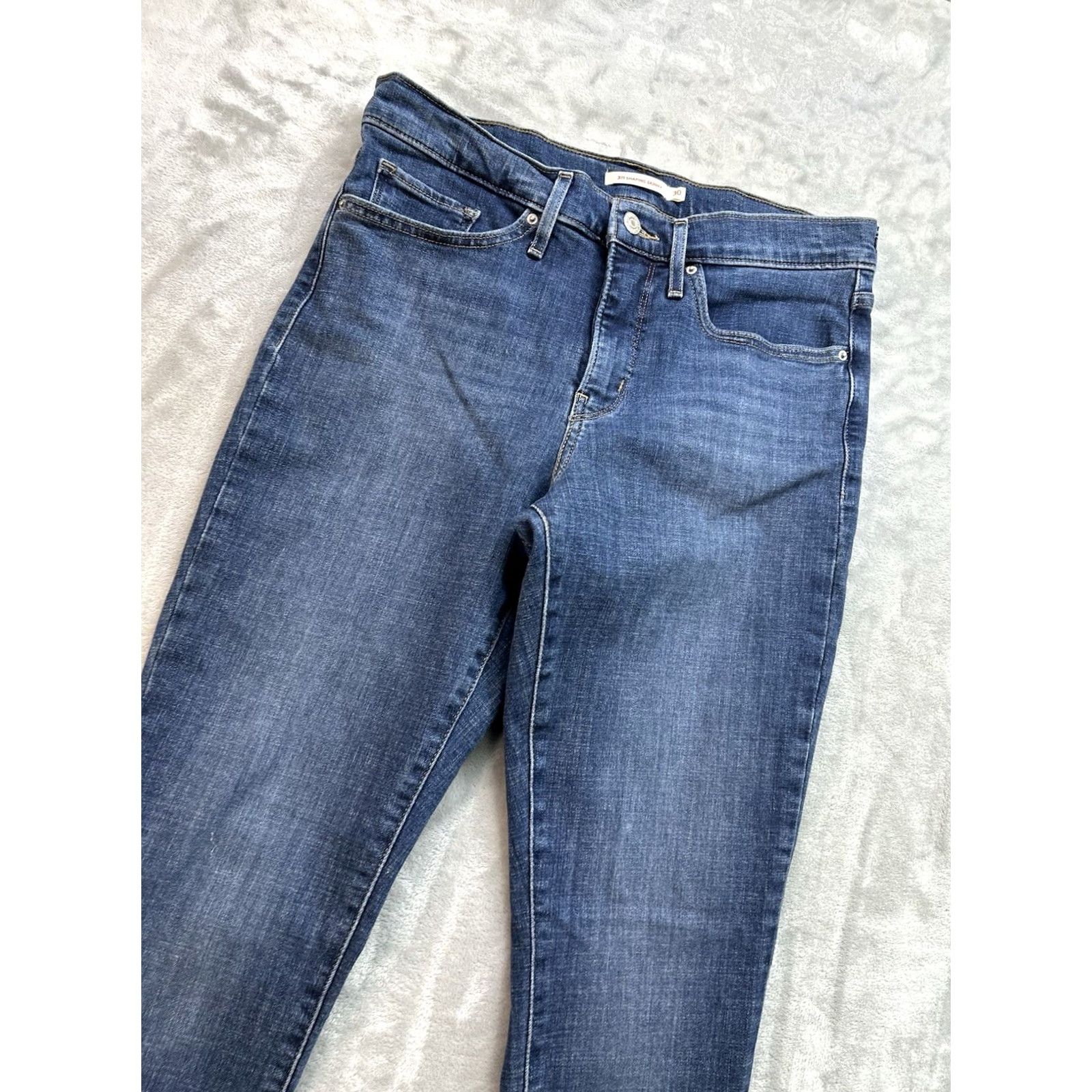 Levi's Levi's 311 Shaping Skinny Jeans Womens 30 Blue Mid Rise 5-Pocket Stretch Denim Vintage No (N/A) Size 30" / US 8 / IT 44 - 2 Thumbnail