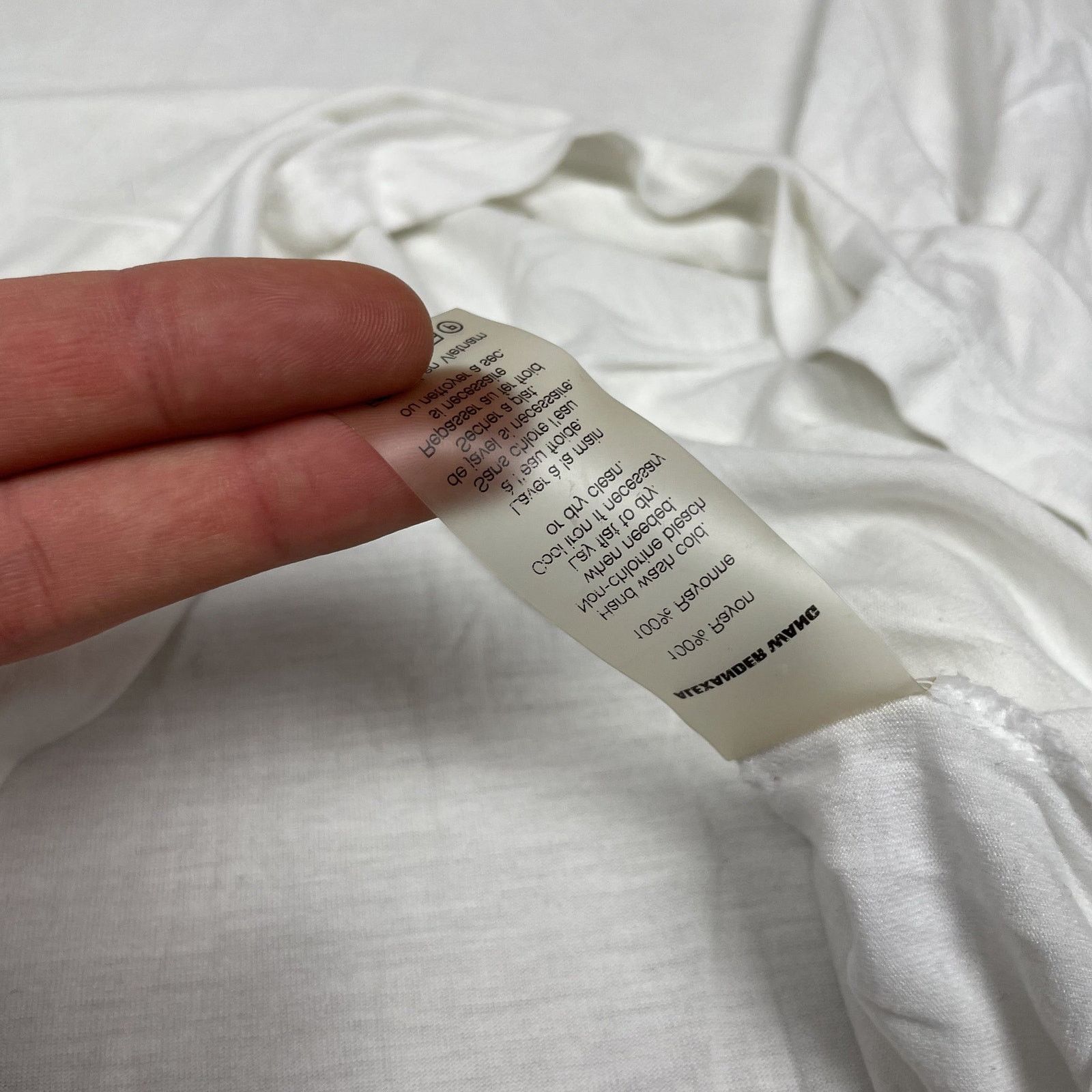 Alexander Wang Alexander Wang Adults White Short Sleeve Pullover T-Shirt S Size US S / EU 44-46 / 1 - 10 Thumbnail