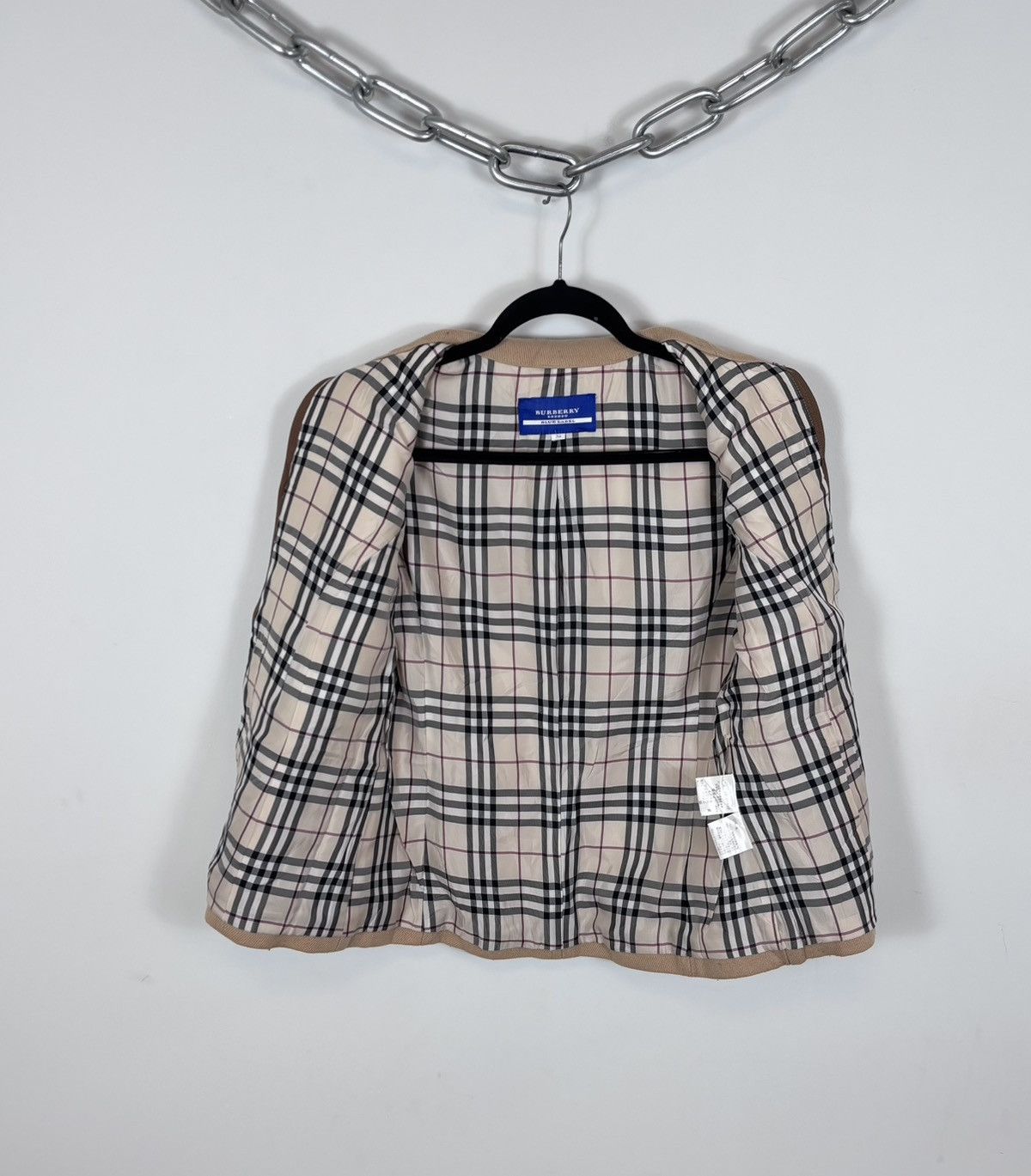 Burberry Burberry Blue Label Women’s Vintage Camel Wool Blend Jacket Size S / US 4 / IT 40 - 2 Thumbnail