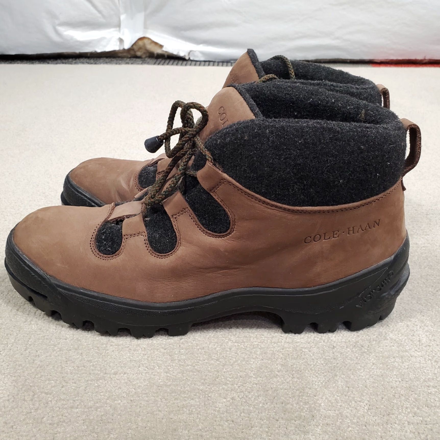 Cole Haan Cole Haan Boots Mens 11.5 M Brown Leather Vibram Sole Made In Italy 05117 163 Size US 12 / EU 45 - 7 Thumbnail