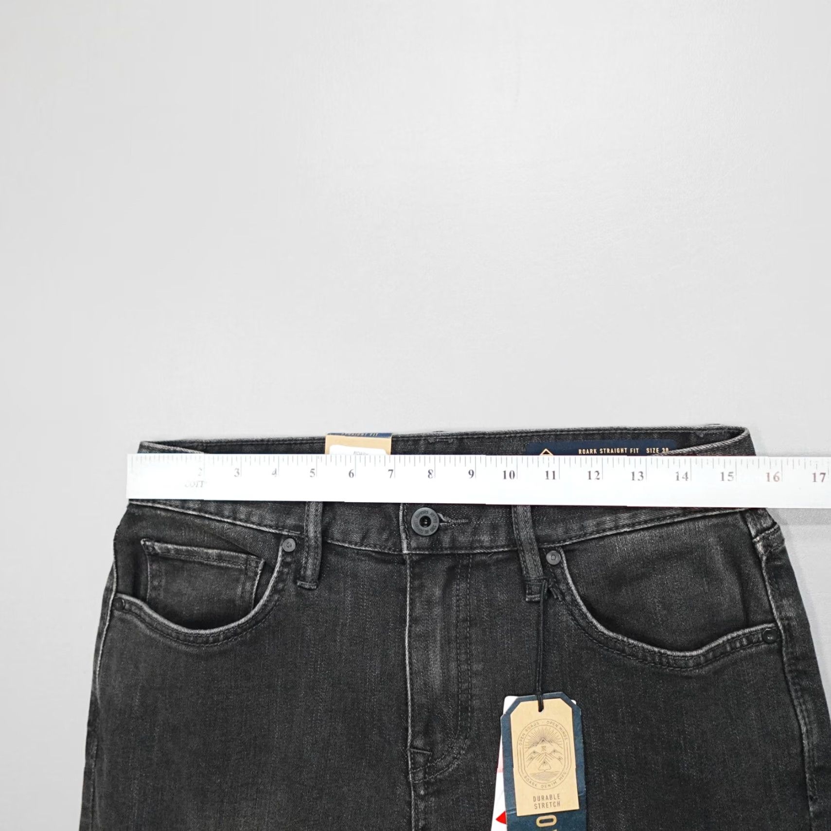 Roark Roark Jeans RD210 HWY 128 Straight Fit Denim Black 30x32 Mens Regular Size 30 31 Inseam 32 Size US 30 / EU 46 - 7 Thumbnail