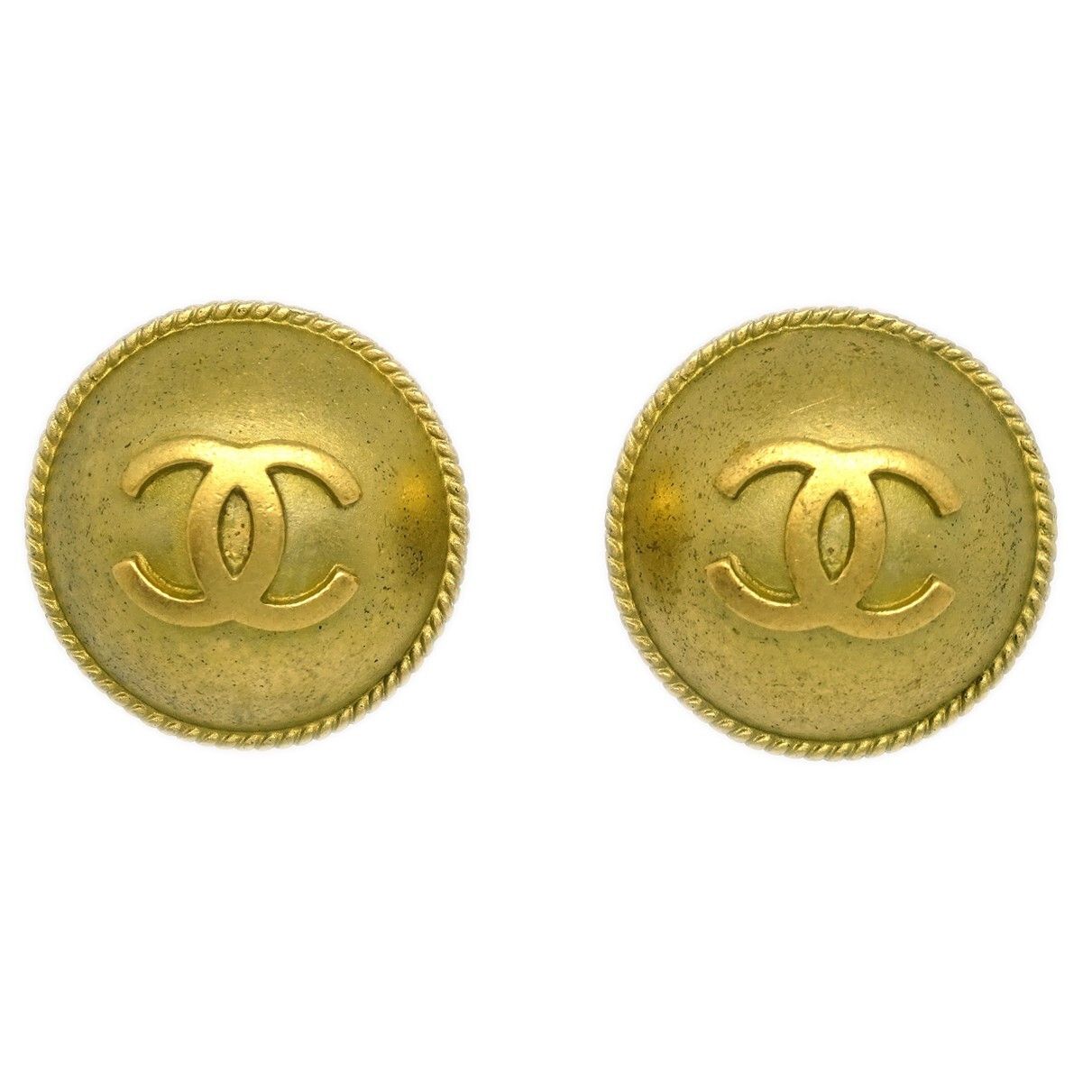 Chanel Chanel CC Round Earrings Metal Size ONE SIZE - 1 Thumbnail