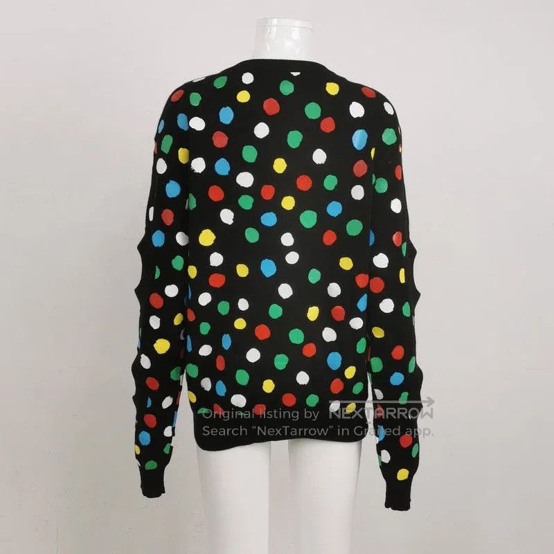 Louis Vuitton Kasama Polka Dot Cashmere Sweater.