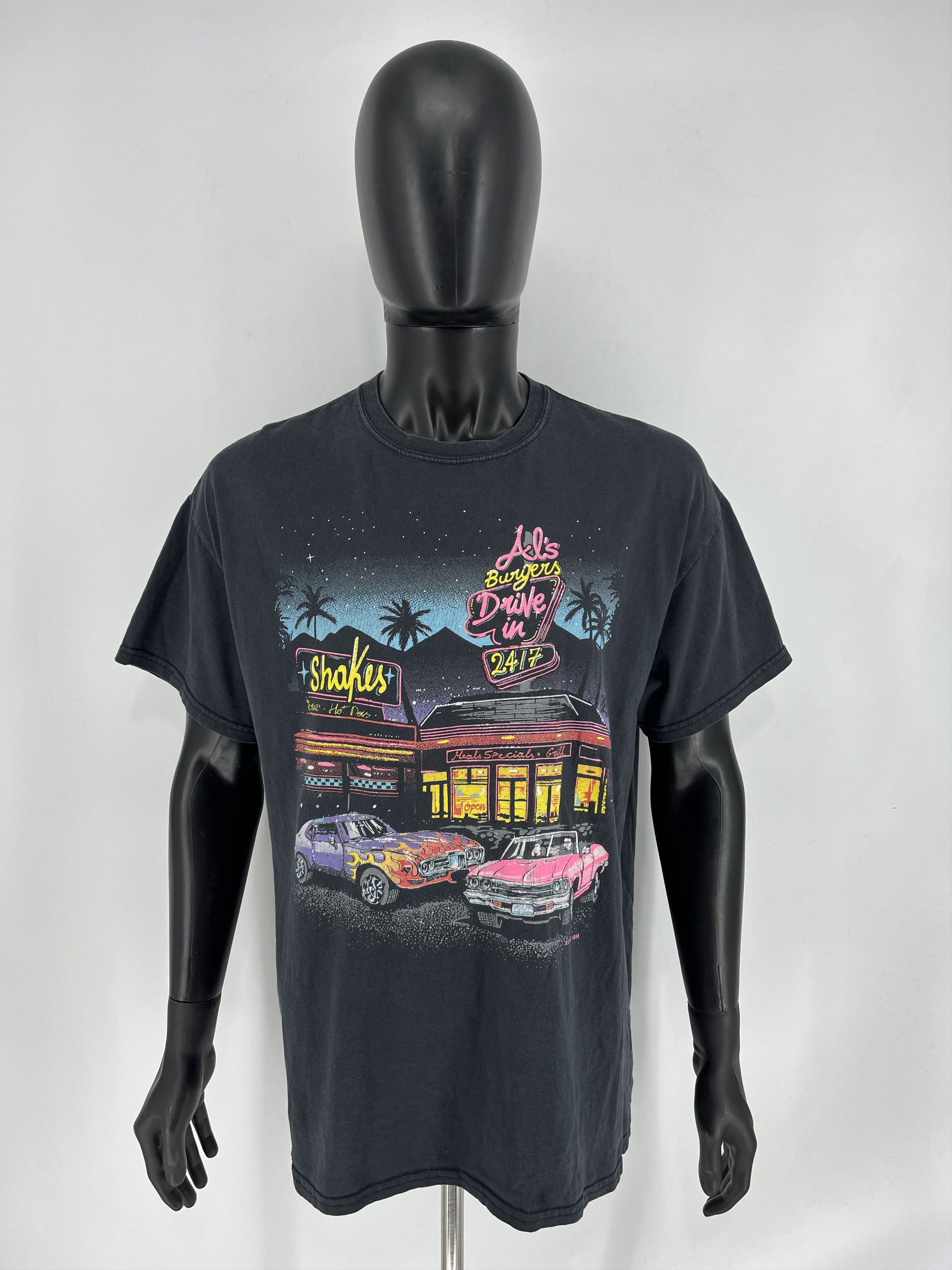Vintage Vintage 2000 Y2K Black Hot Rod Racing Graphic Tee Fits Large Size US L / EU 52-54 / 3 - 2 Thumbnail