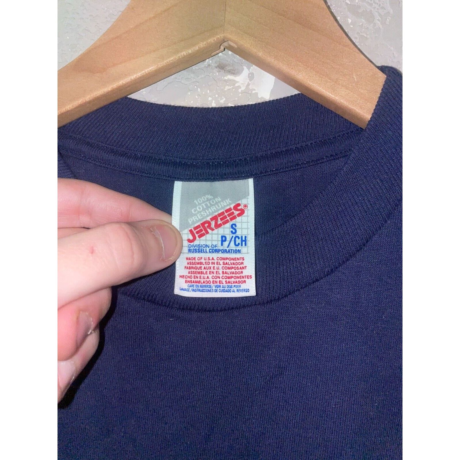 Jerzees Vintage Raystown Lake Shirt Sailboats Boat Blue Tee 90s S Size US S / EU 44-46 / 1 - 4 Thumbnail