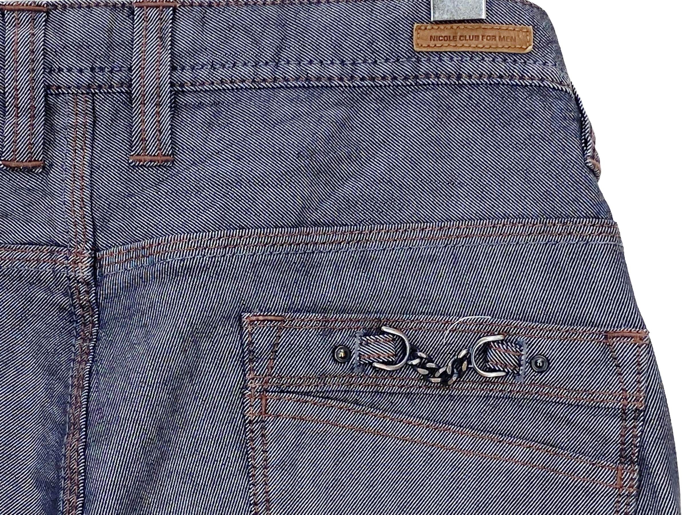 Japanese Brand × Nicole Club Nicole Embroided Pocket Hickory Skateboard Distressed Jeans Size US 29 - 10 Thumbnail