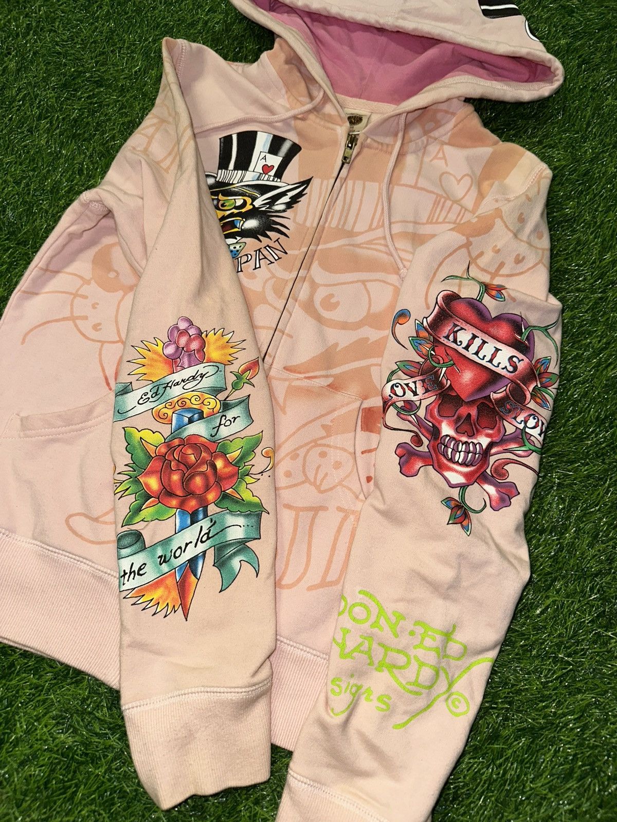 Christian Audigier × Ed Hardy Ed Hardy Christian Audigier Japan Zip Up Hoodie Size XS Size XS / US 0-2 / IT 36-38 - 4 Thumbnail