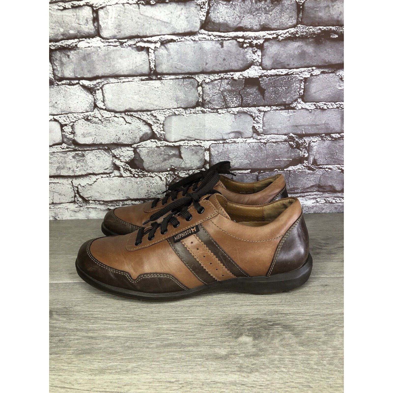 Mephisto Mephisto Air Jet Leather Brown Leather Driving Sneakers Shoe Size US 9 / EU 42 - 20 Thumbnail