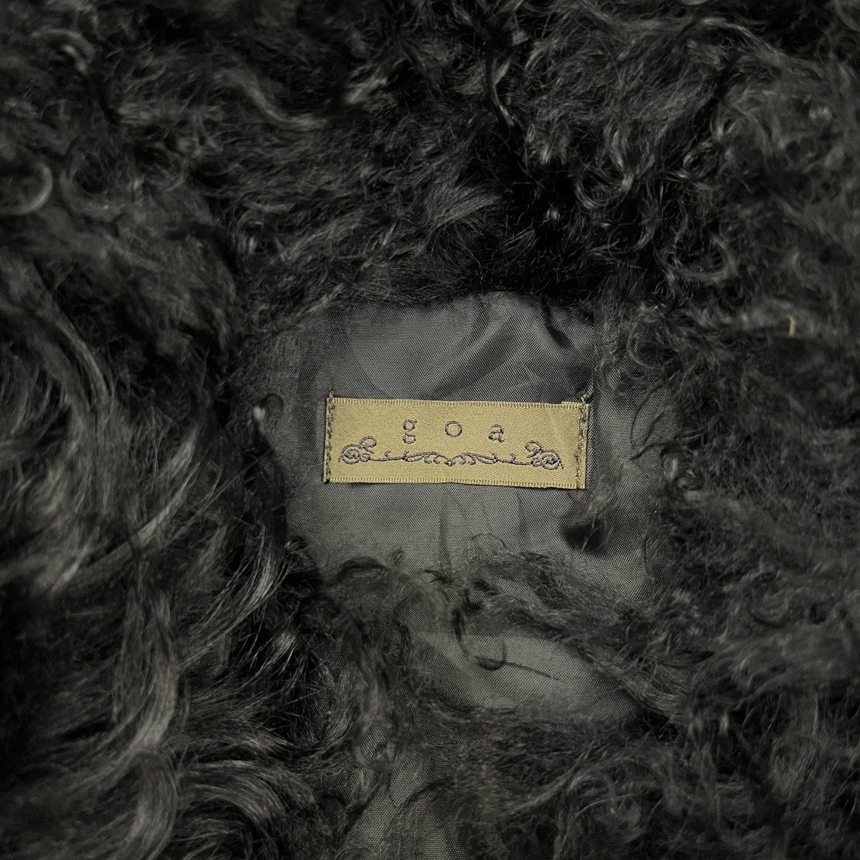 2000s GOA - Vkei Style Fuzzy Fur Leather Jacket