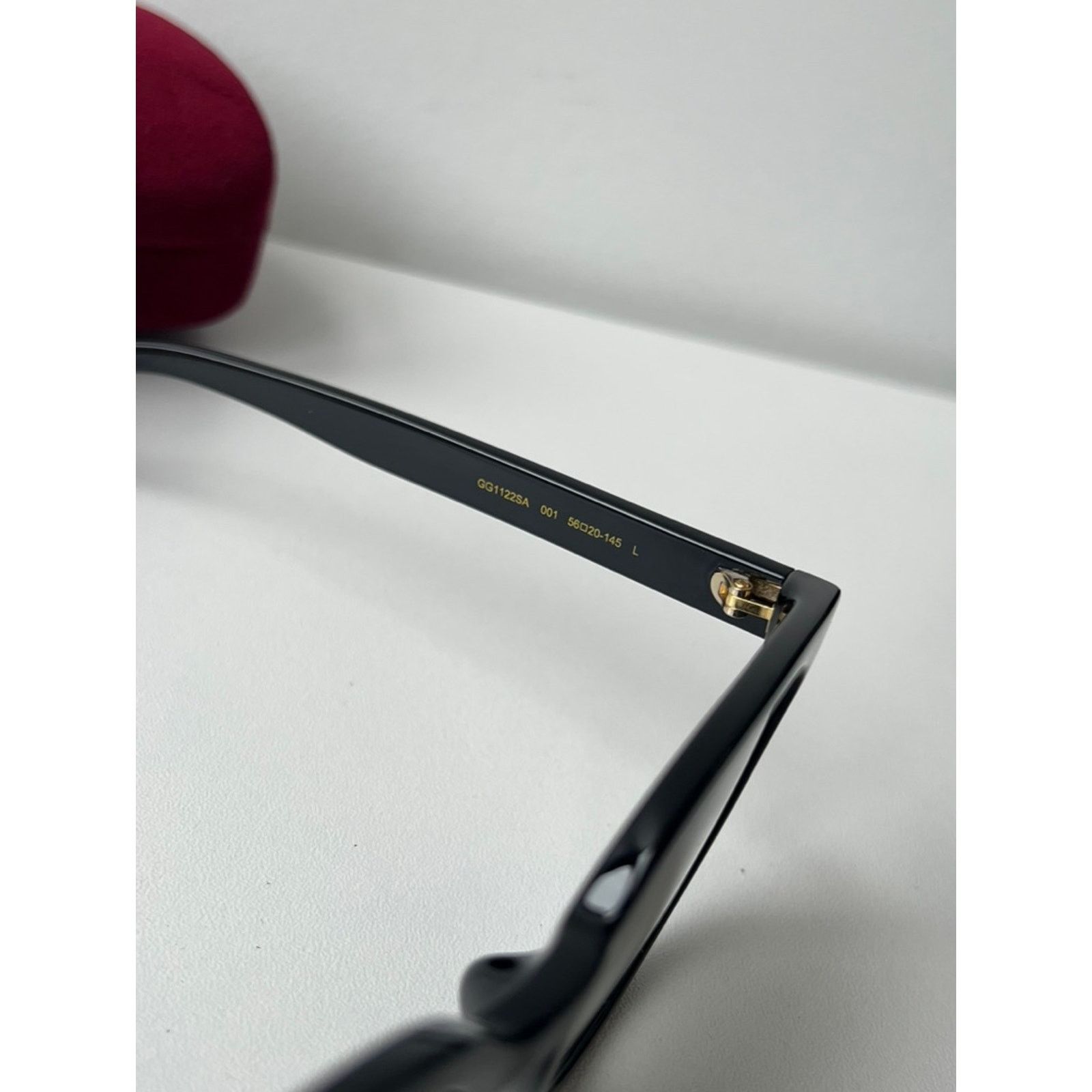 Gucci NEW Gucci GG1122AS 001 Black Marmont Sunglasses Size ONE SIZE - 6 Thumbnail