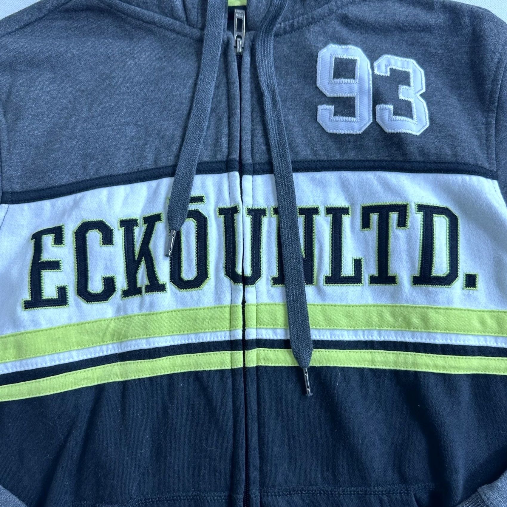 Ecko Unltd. VINTAGE Ecko UNLTD Hoodie Mens XS Gray Spell Out Logo Full Zip Y2K Casual Shirt Size US XS / EU 42 / 0 - 3 Thumbnail