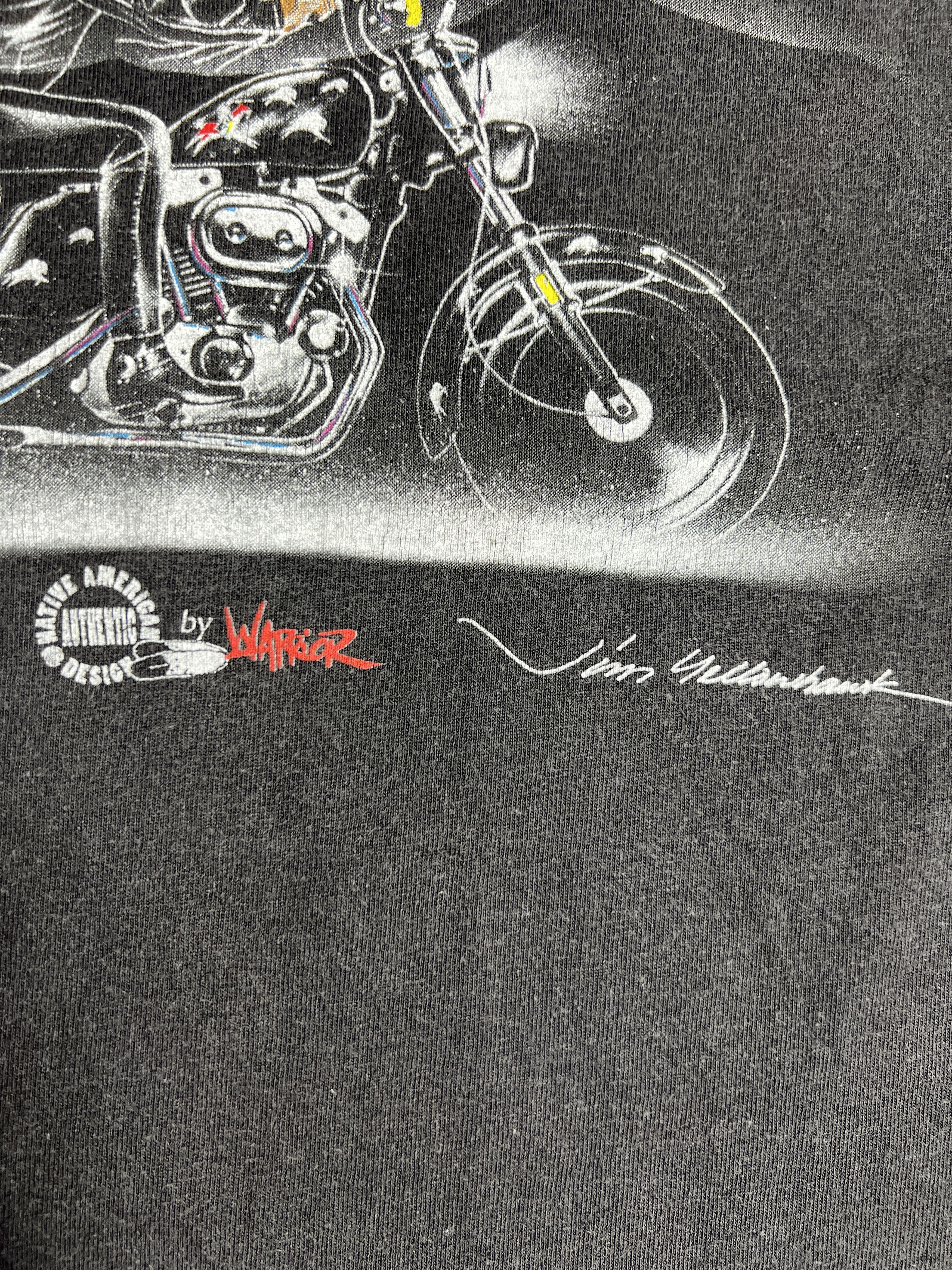 Vintage Vintage 90s Night Dream Art Graphic Tee (L) GTME312 Size US L / EU 52-54 / 3 - 5 Thumbnail