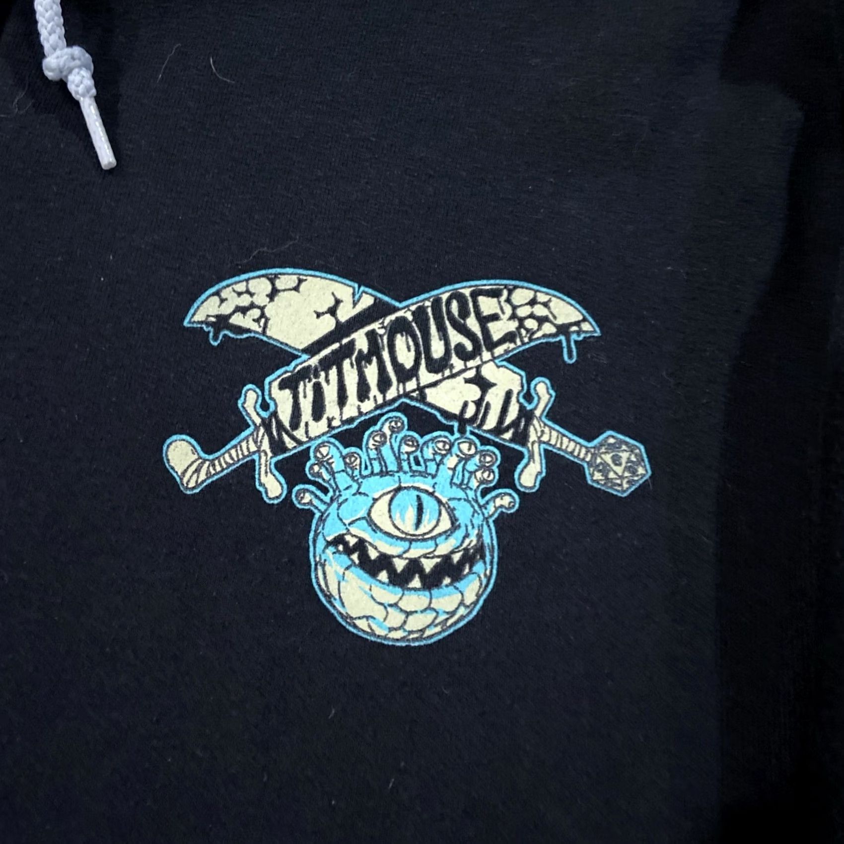 Vintage Titmouse Hoodie Black 2XL Full Zip Up DnD Band Of Bugbears Mens Size US XXL / EU 58 / 5 - 4 Thumbnail