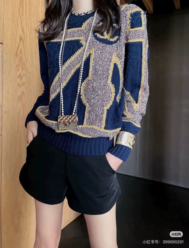 Chanel Chanel 21A Castle Series Sweater 2503-Nextarrow Size XS / US 0-2 / IT 36-38 - 9 Thumbnail