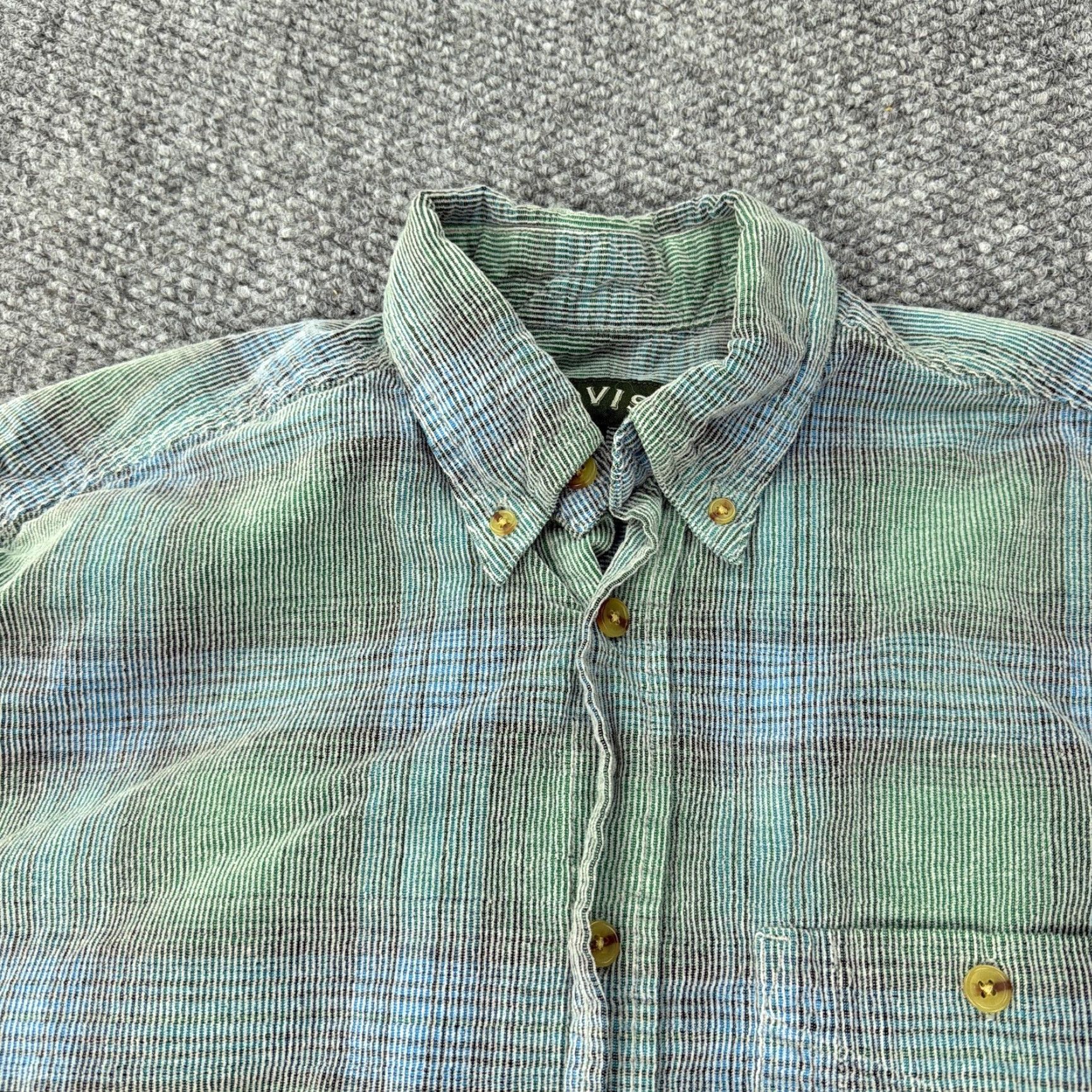 Orvis VINTAGE Orvis Shirt Mens Medium Green Blue Plaid Button Down Casual Outdoors Size US M / EU 48-50 / 2 - 3 Thumbnail