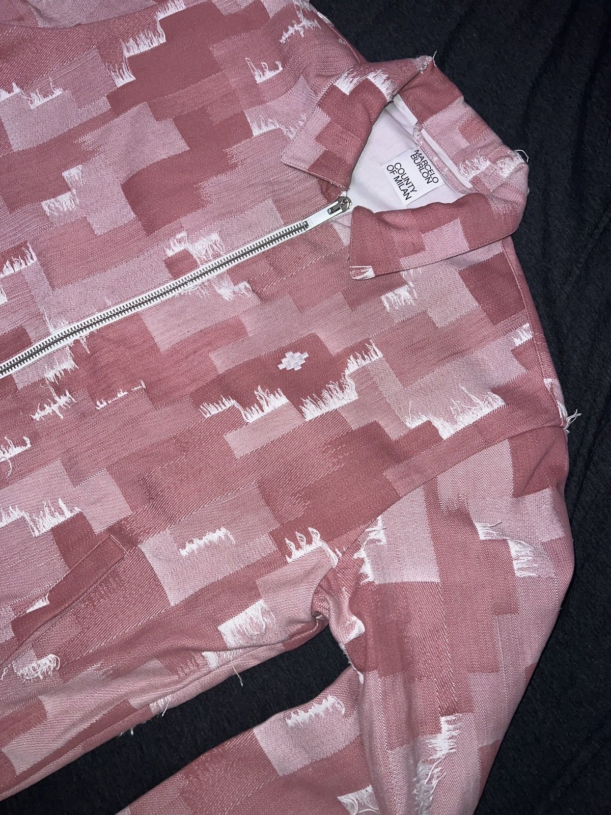 Marcelo Burlon Marcelo Burlon County of Milan Pink & White Jacket Size US L / EU 52-54 / 3 - 2 Thumbnail
