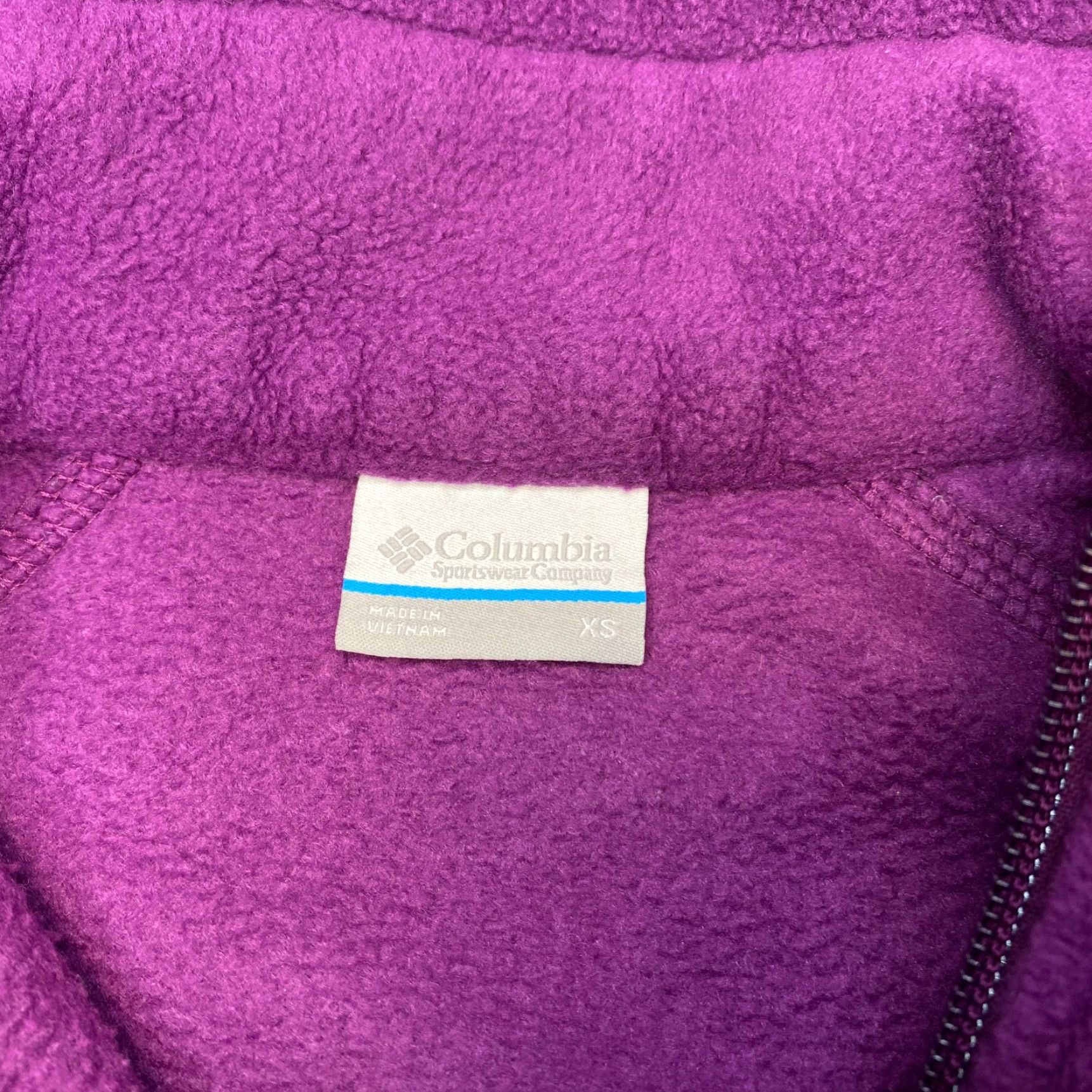 Vintage VINTAGE: No — discard. Columbia Jacket Womens XSmall Plum Fleece Full Zip Up Sweater Sweatshirt 7536 Size XS / US 0-2 / IT 36-38 - 7 Thumbnail