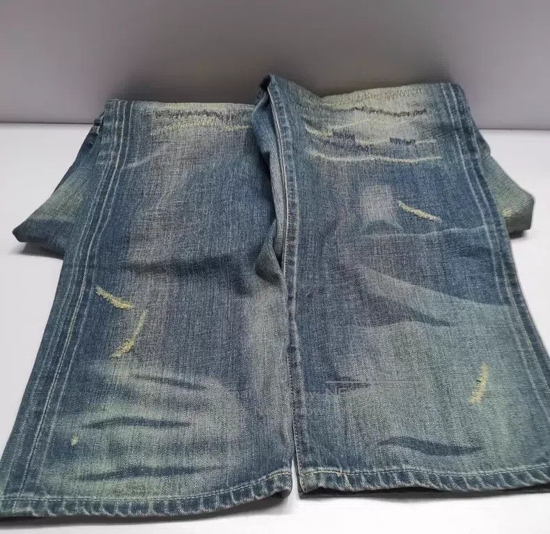 Neighborhood Neighborhood size XL Wolverine Slash Washed Denim Jeans Size US 27 - 8 Thumbnail