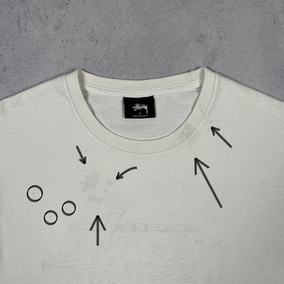 Stussy Vintage Stussy embroidered big logo tee 2000’s Size US S / EU 44-46 / 1 - 12 Thumbnail