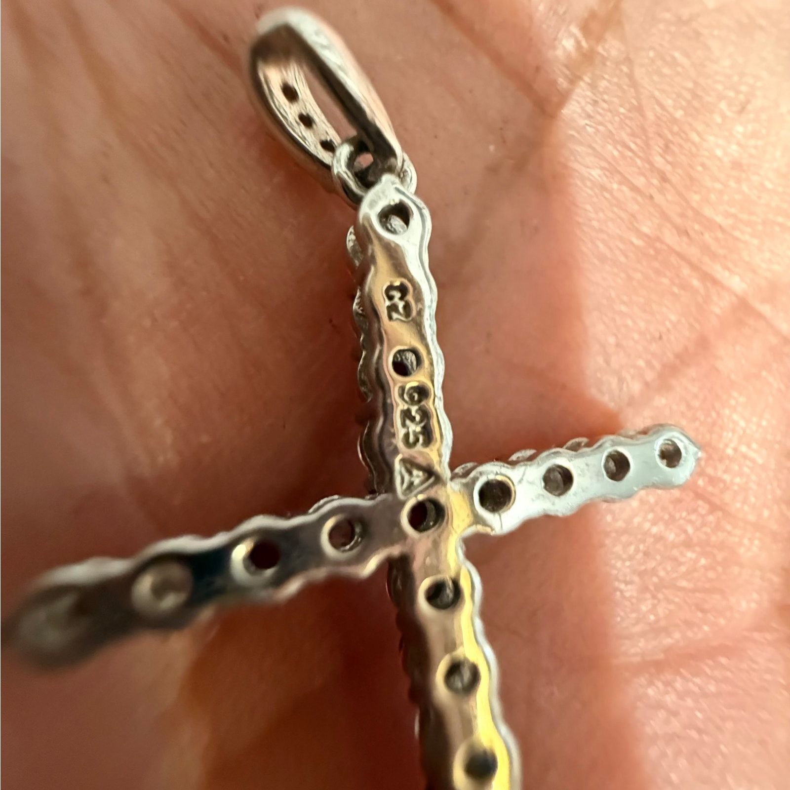 Other Vintage Cross Sterling Silver 925 Pendant Charm Authentic Size ONE SIZE - 3 Thumbnail