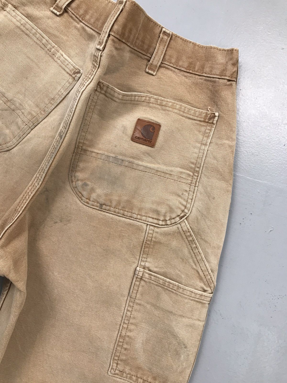 Carhartt Sun fade Vintage Carhartt B11 BRN carpenter denim Size US 34 / EU 50 - 11 Thumbnail