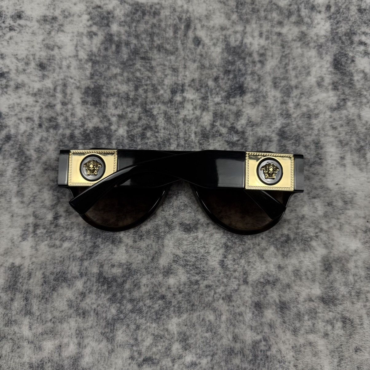Versace Versace Medusa Head Tortoiseshell Sunglasses Size ONE SIZE - 5 Thumbnail