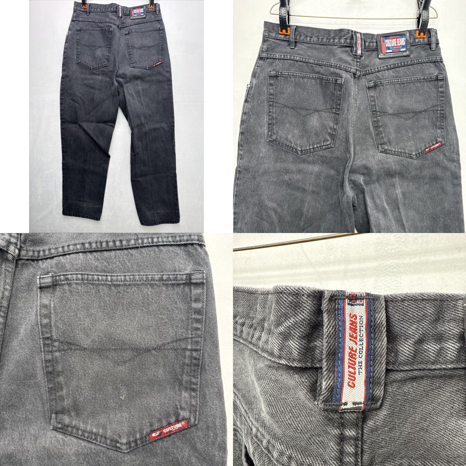Vintage VINTAGE Culture Jeans Carpenter Jeans Men 36x32 Baggy Wide-Leg Gray 90s Grunge Hip Hop Punk Skater Mens Jeans Size US 36 / EU 52 - 8 Thumbnail