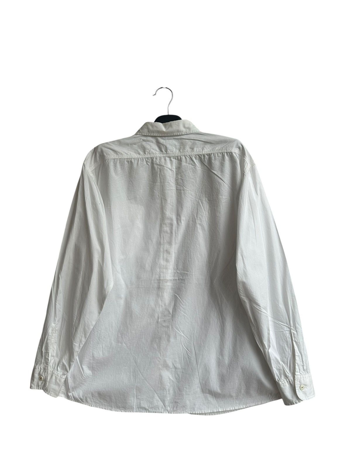KATO Kato White Button-Up Work Shirt — Dual Chest Pockets Size US XL / EU 56 / 4 - 2 Thumbnail