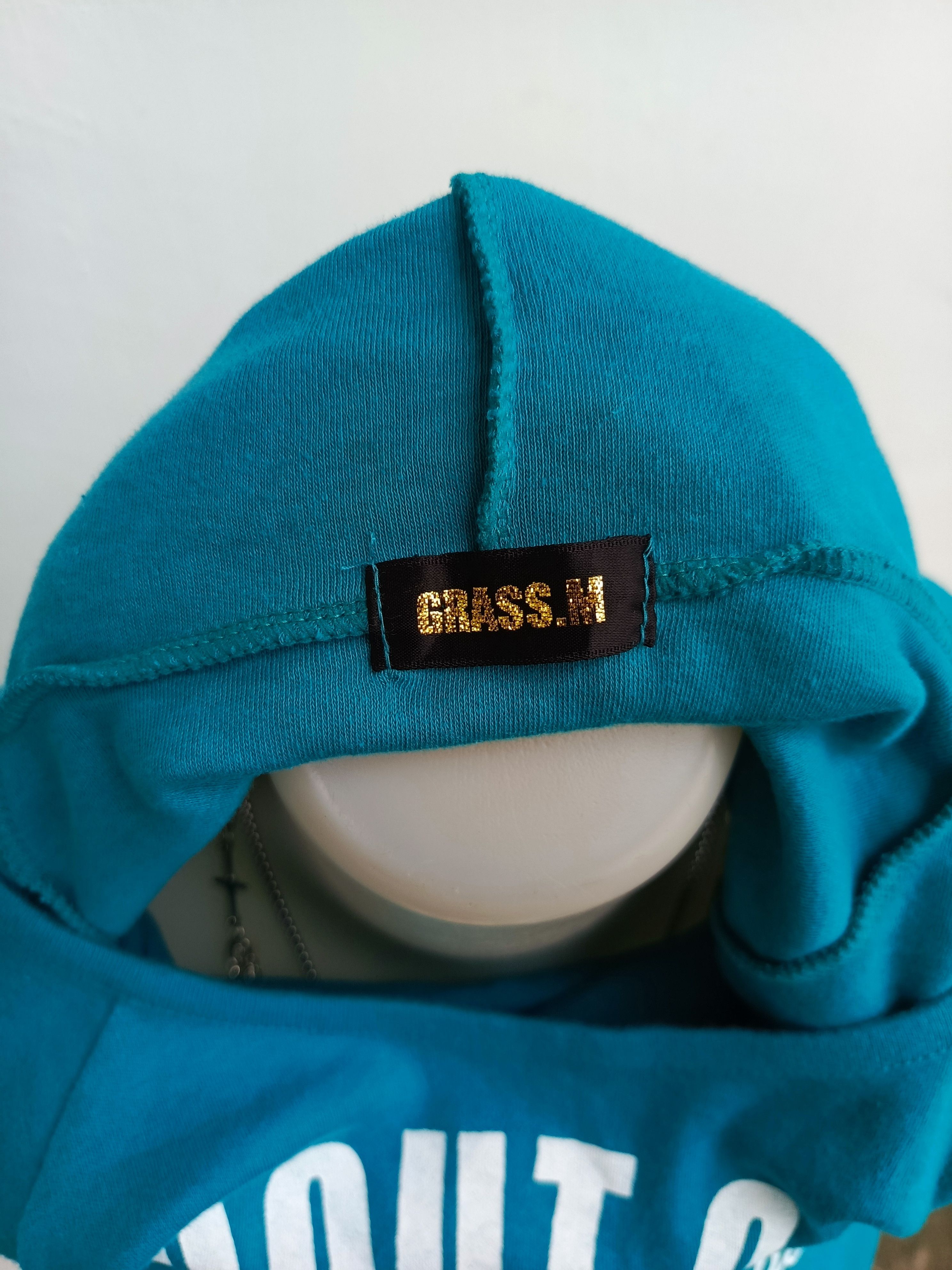 Japanese Brand GRASS.M Beat Spread Hooded Long Sleeve Tee Size M / US 6-8 / IT 42-44 - 8 Thumbnail