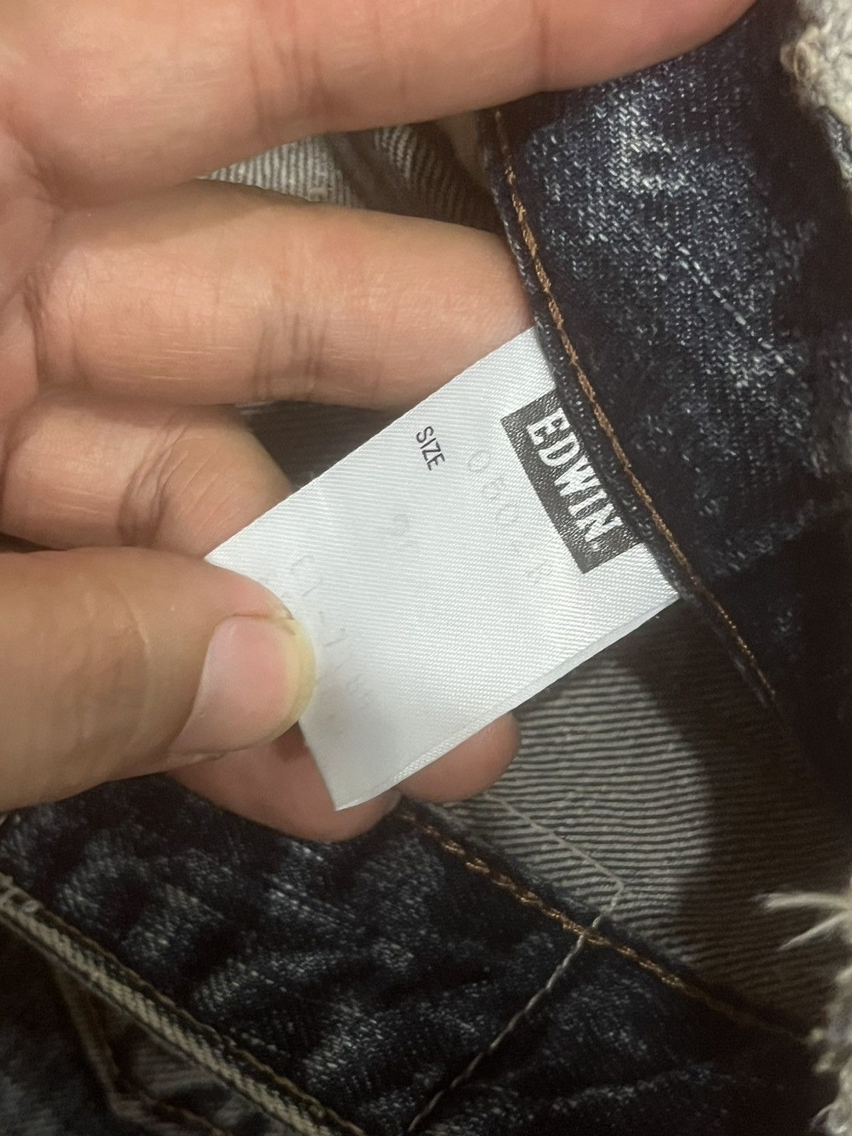Edwin Edwin S02R Japan Blue Washed Distressed Straight Leg Jeans Size US 28 / EU 44 - 18 Thumbnail