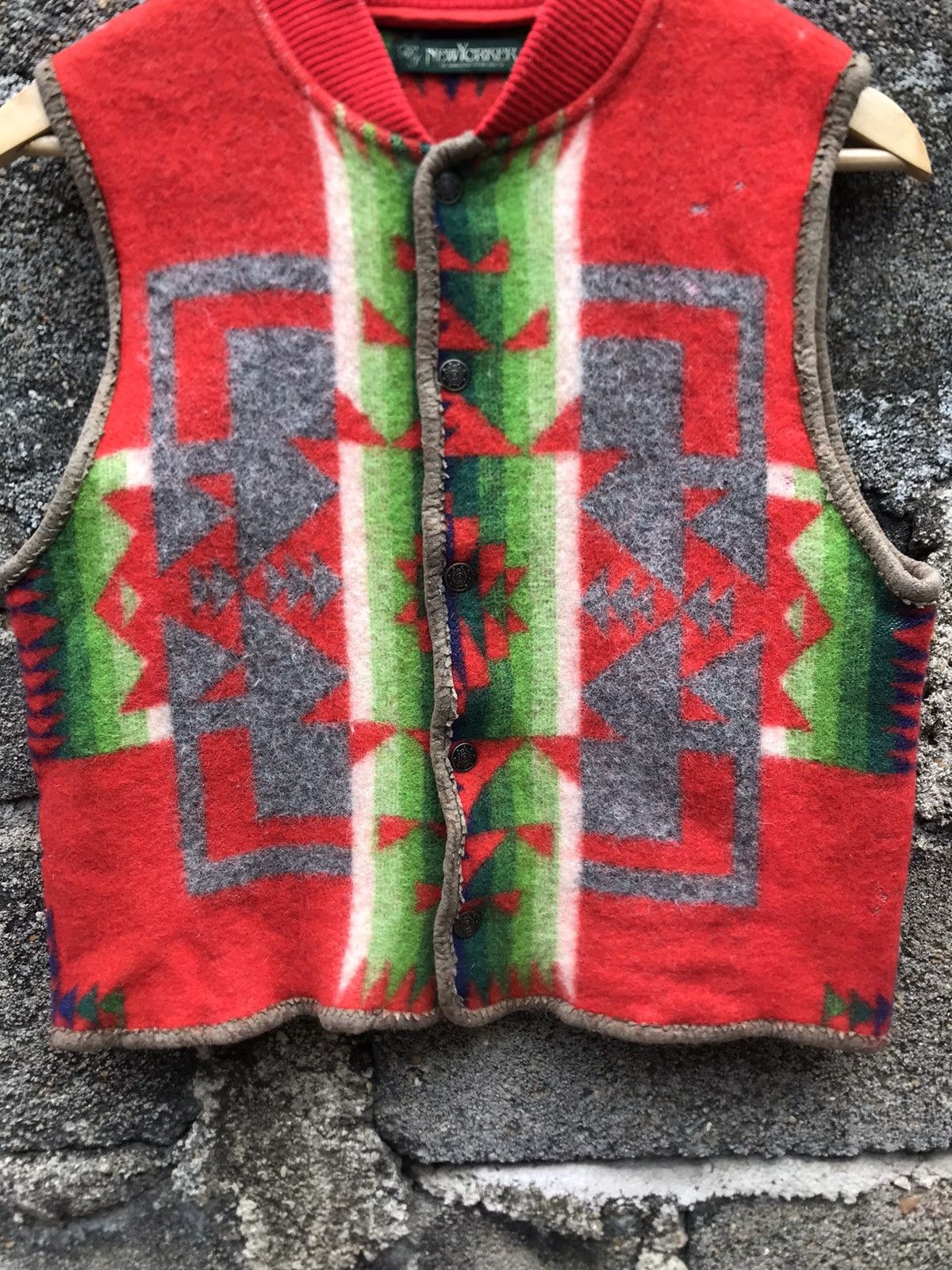 Native ⚡️Vintage 80s New Yorker Peruvian Vest Size US S / EU 44-46 / 1 - 3 Thumbnail