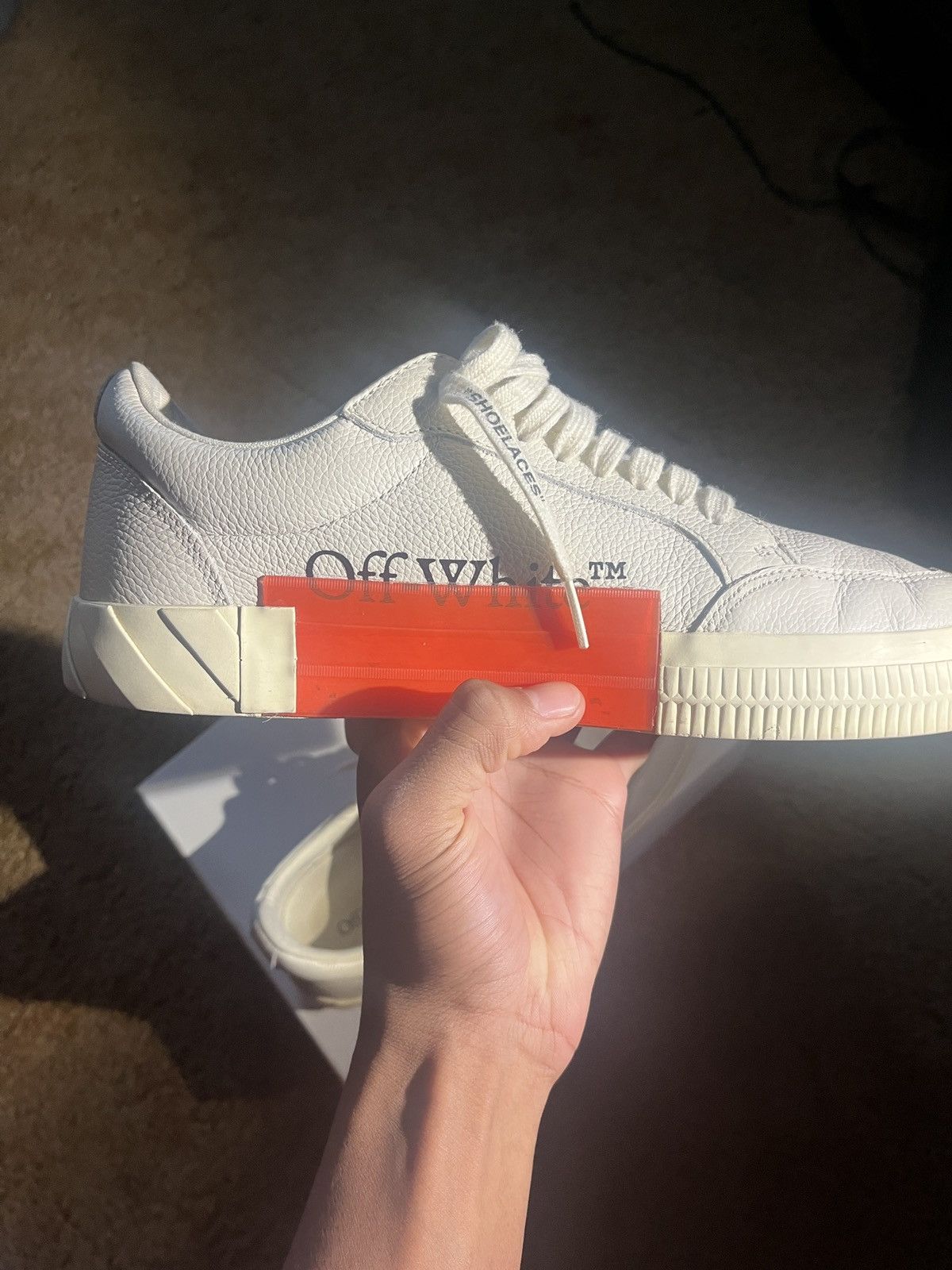 Off-White Off- White Vulcanized ‘Leather’ Size US 10 / EU 43 - 6 Thumbnail