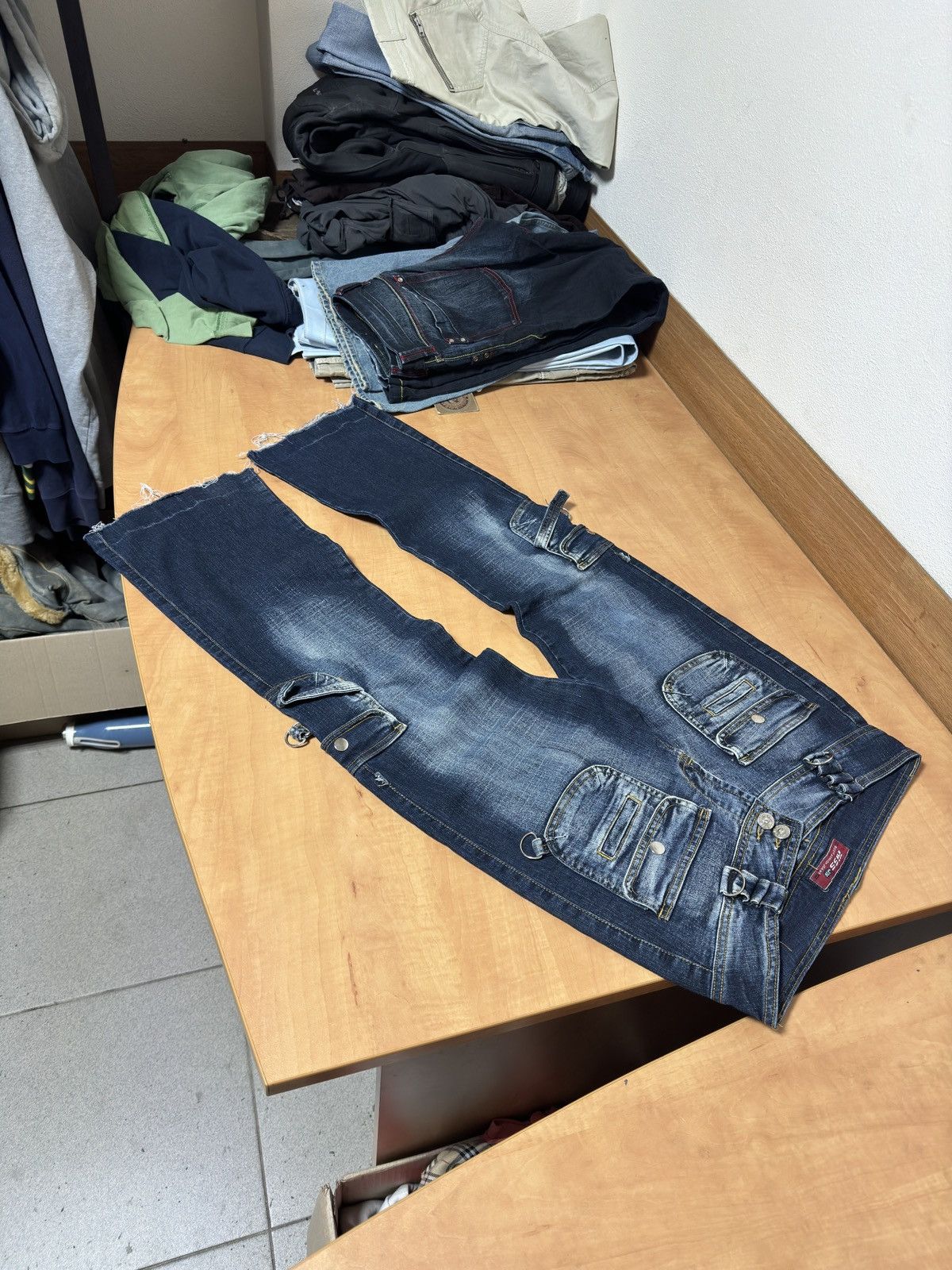 Hysteric Glamour × Japanese Brand Vintage Bootcut Japanese Washed Y2K Flare Jeans Denim Pants Size US 29 - 5 Thumbnail