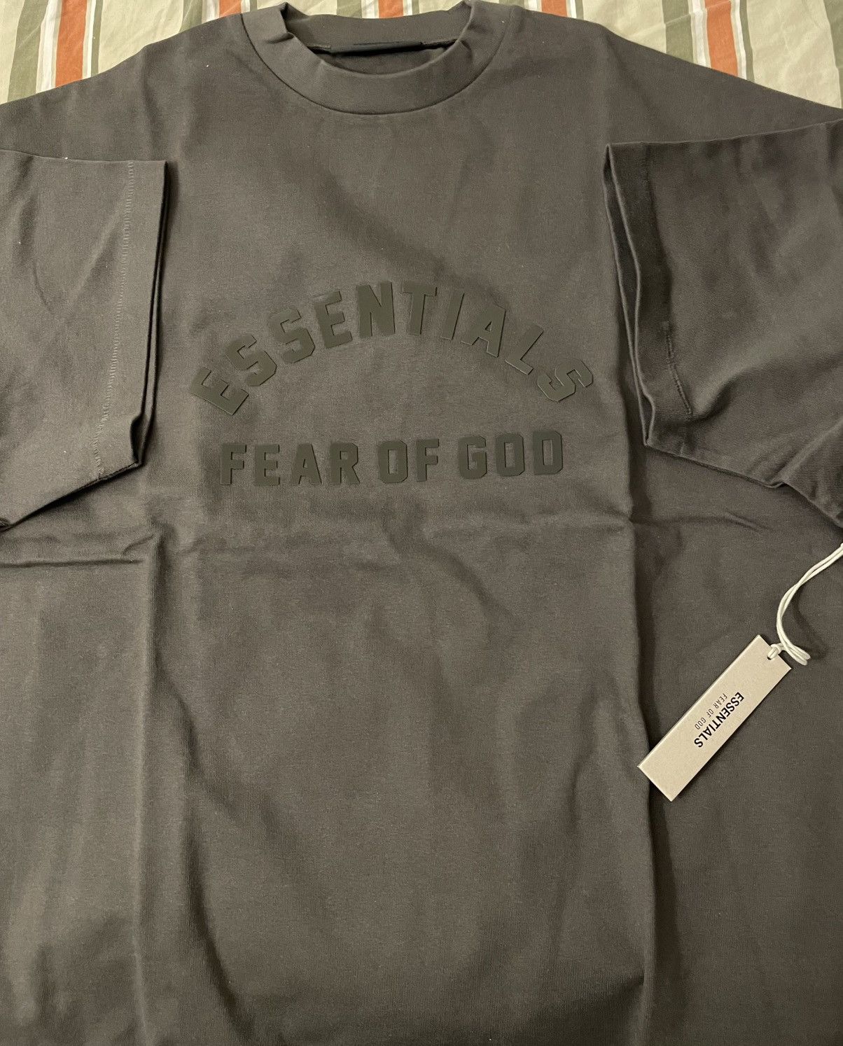 Essentials × Fear of God Essentials Fear of God Crewneck Tee Size L Ink Size US L / EU 52-54 / 3 - 1 Thumbnail