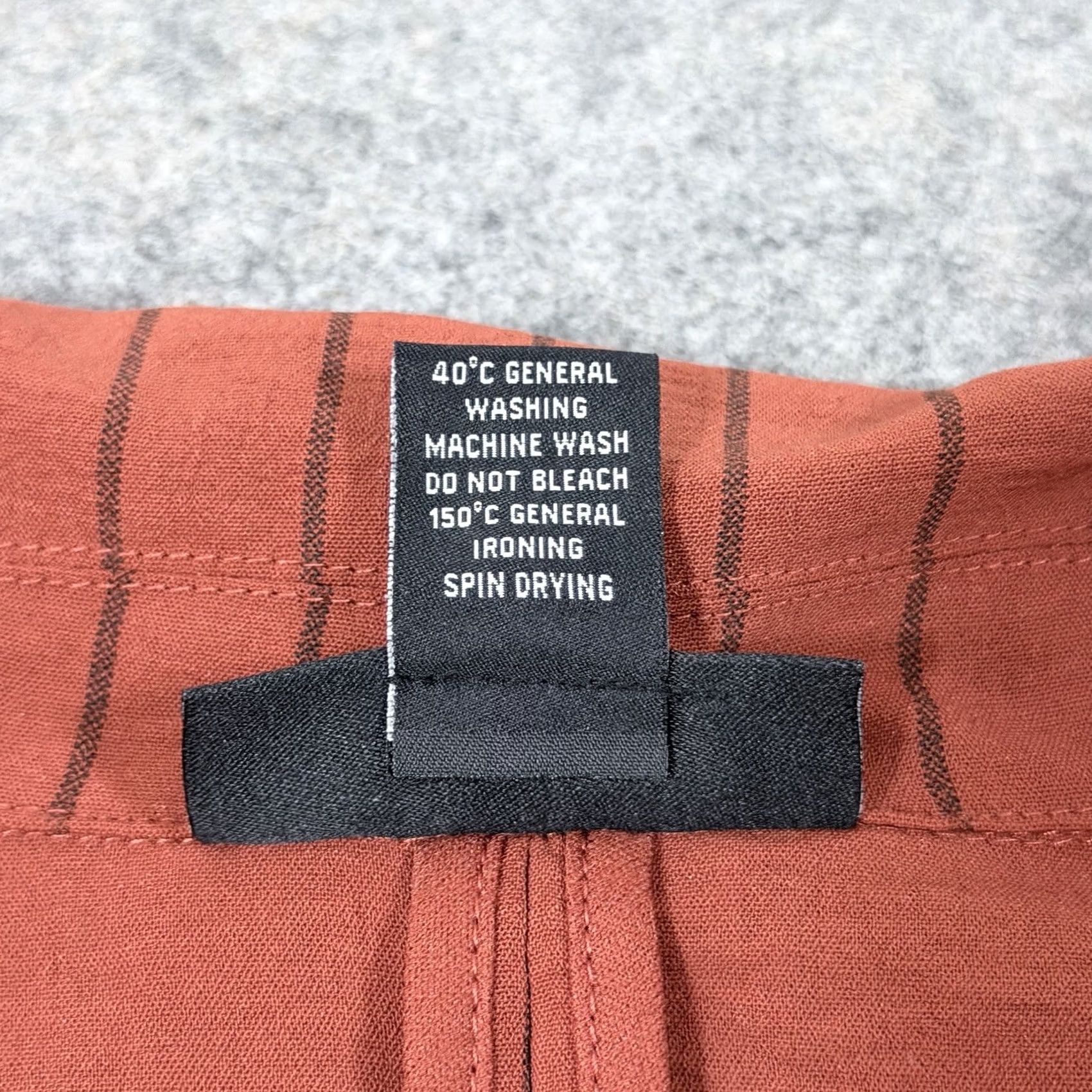 Vintage NYCC Striped Blazer Shirt Women Medium Orange Vintage No Size M / US 6-8 / IT 42-44 - 4 Thumbnail
