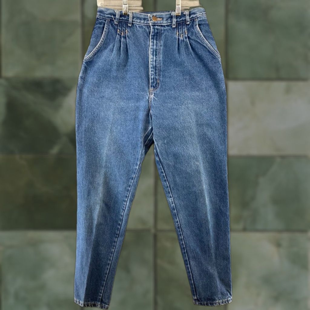 Vintage Boca Chica Womens Jeans 12 MIS USA MADE Pleated Hi Rise Mom Vintage Size 34" / US 12 / IT 48 - 1 Thumbnail
