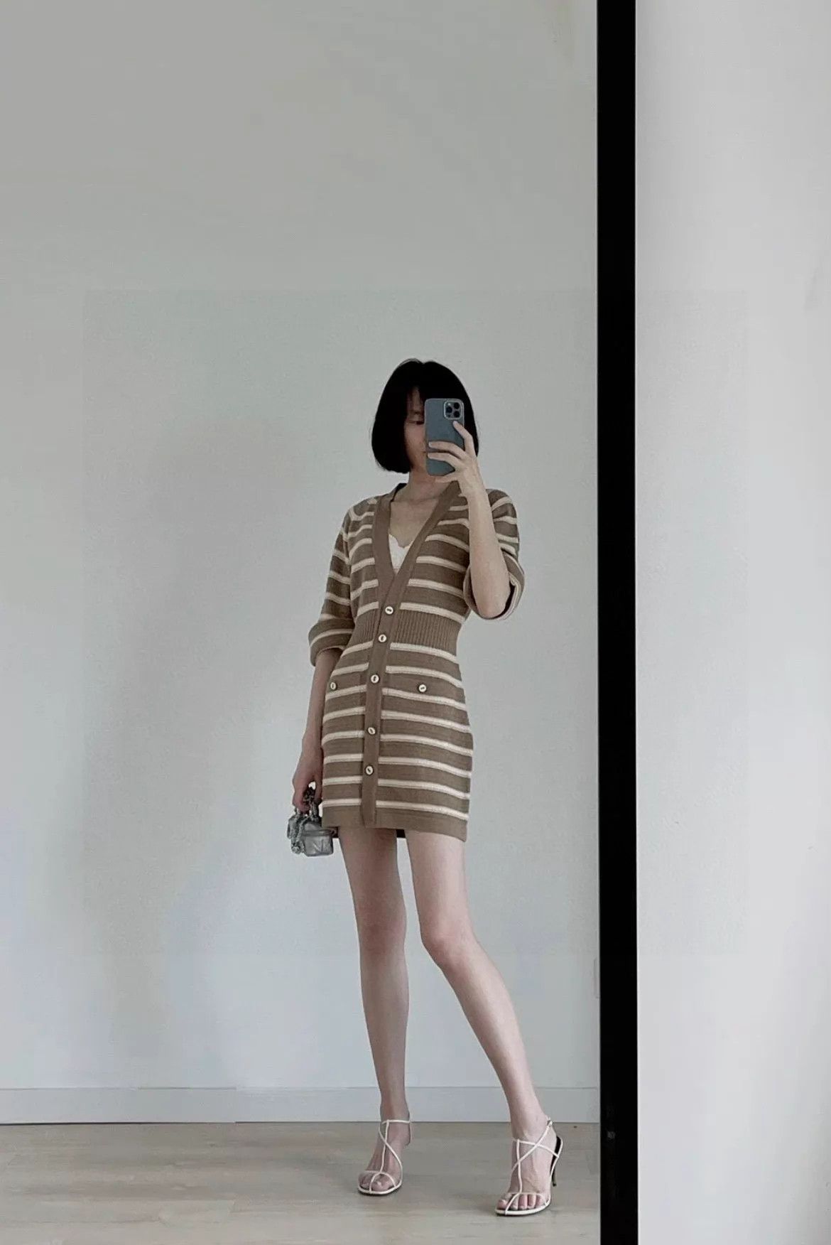 Chanel Chanel Camel French Waist-Cinched Slim Fit Dress 38 Size S / US 4 / IT 40 - 9 Thumbnail
