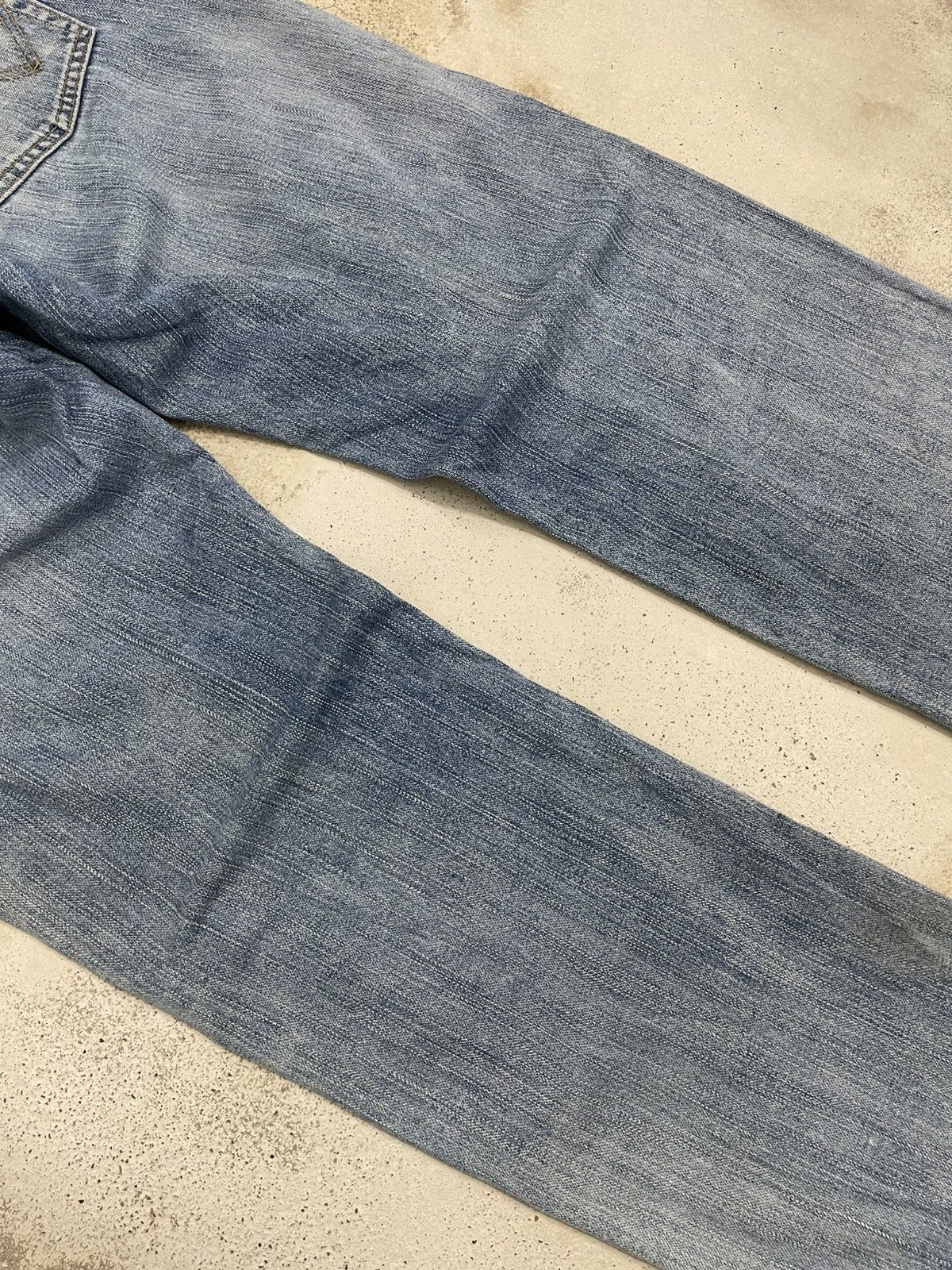 Wrangler Wrangler Distressed Light Blue Denim Pants Size US 32 / EU 48 - 10 Thumbnail