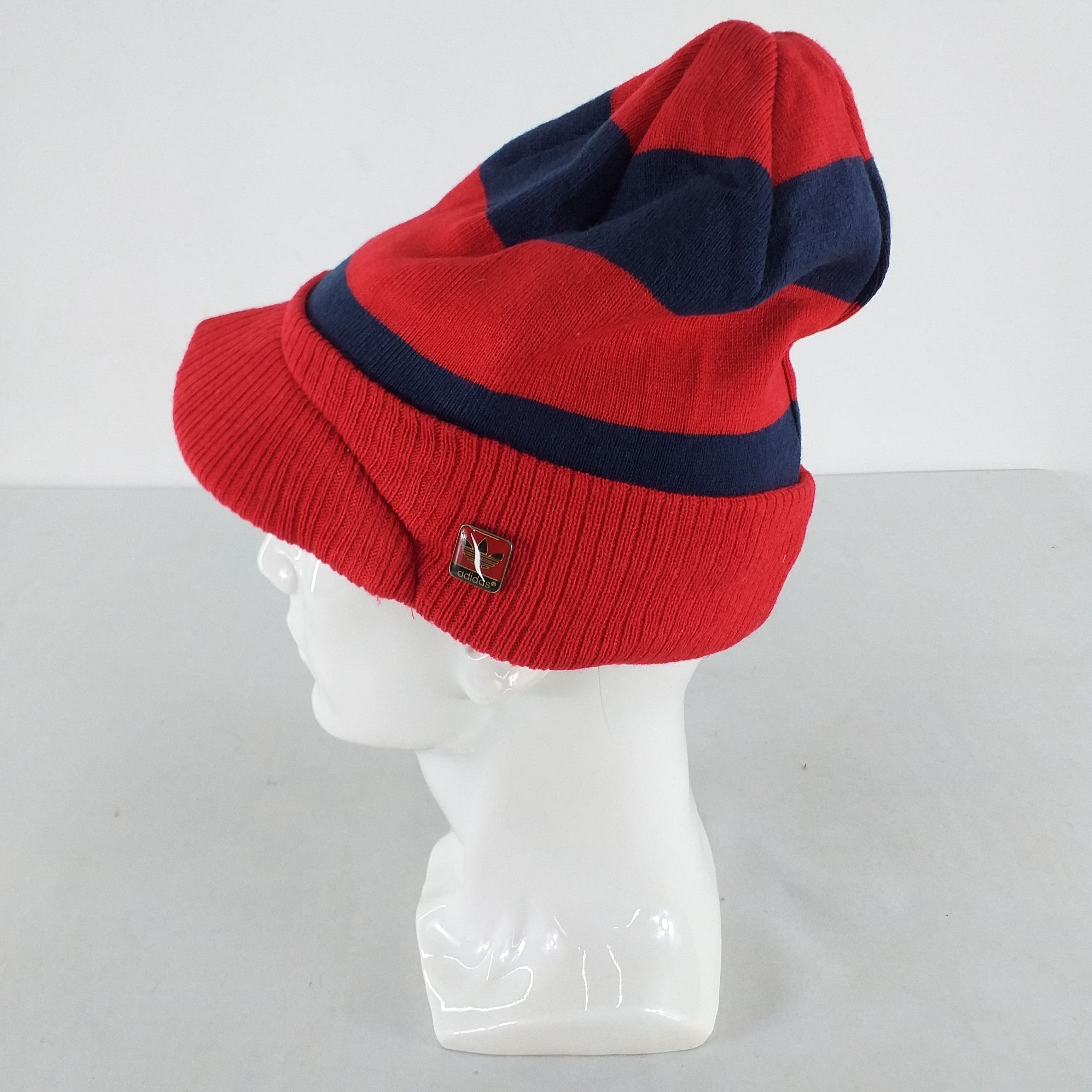 Adidas Adidas Stripes Snow Cap Hat Beanie With Pin Logo -BN346 Size ONE SIZE - 1 Thumbnail