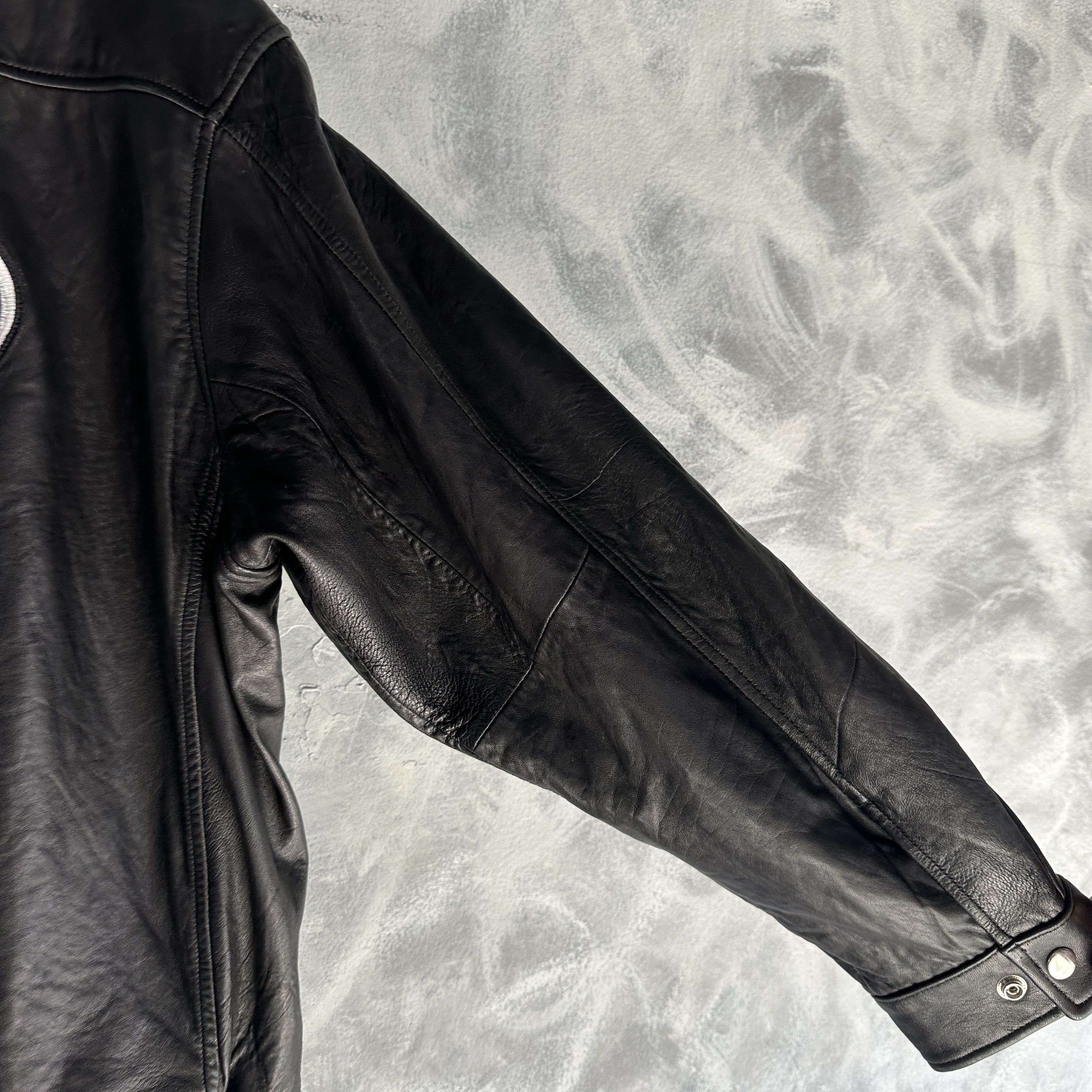 NASCAR Vintage Nascar Genuine Leather Jacket Men’s Sz Large Black Size US L / EU 52-54 / 3 - 9 Thumbnail