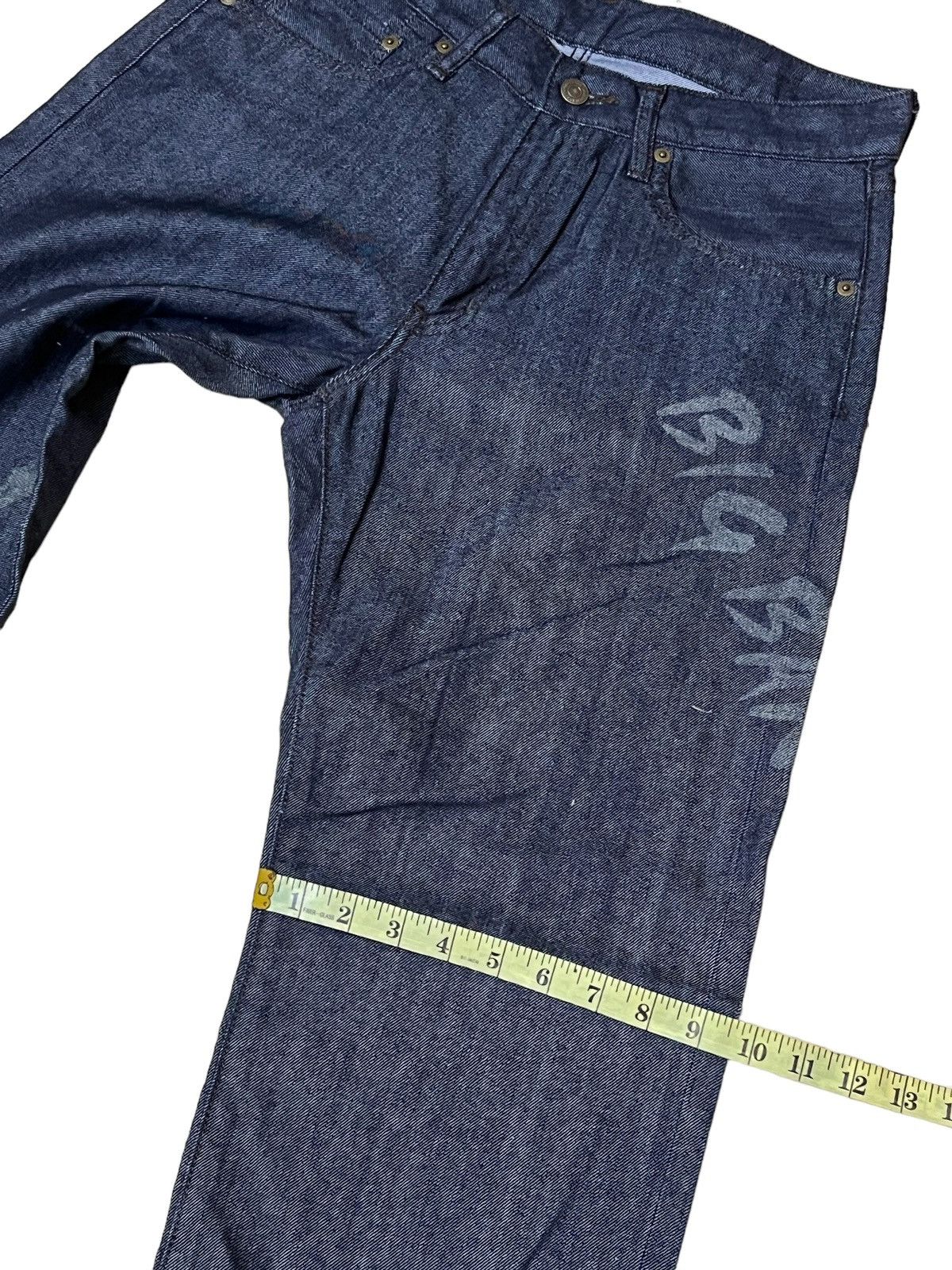 Japanese Brand UNIQLO JEAN X BIG BANG KOREAN K-POP JEANS Size US 30 / EU 46 - 11 Thumbnail