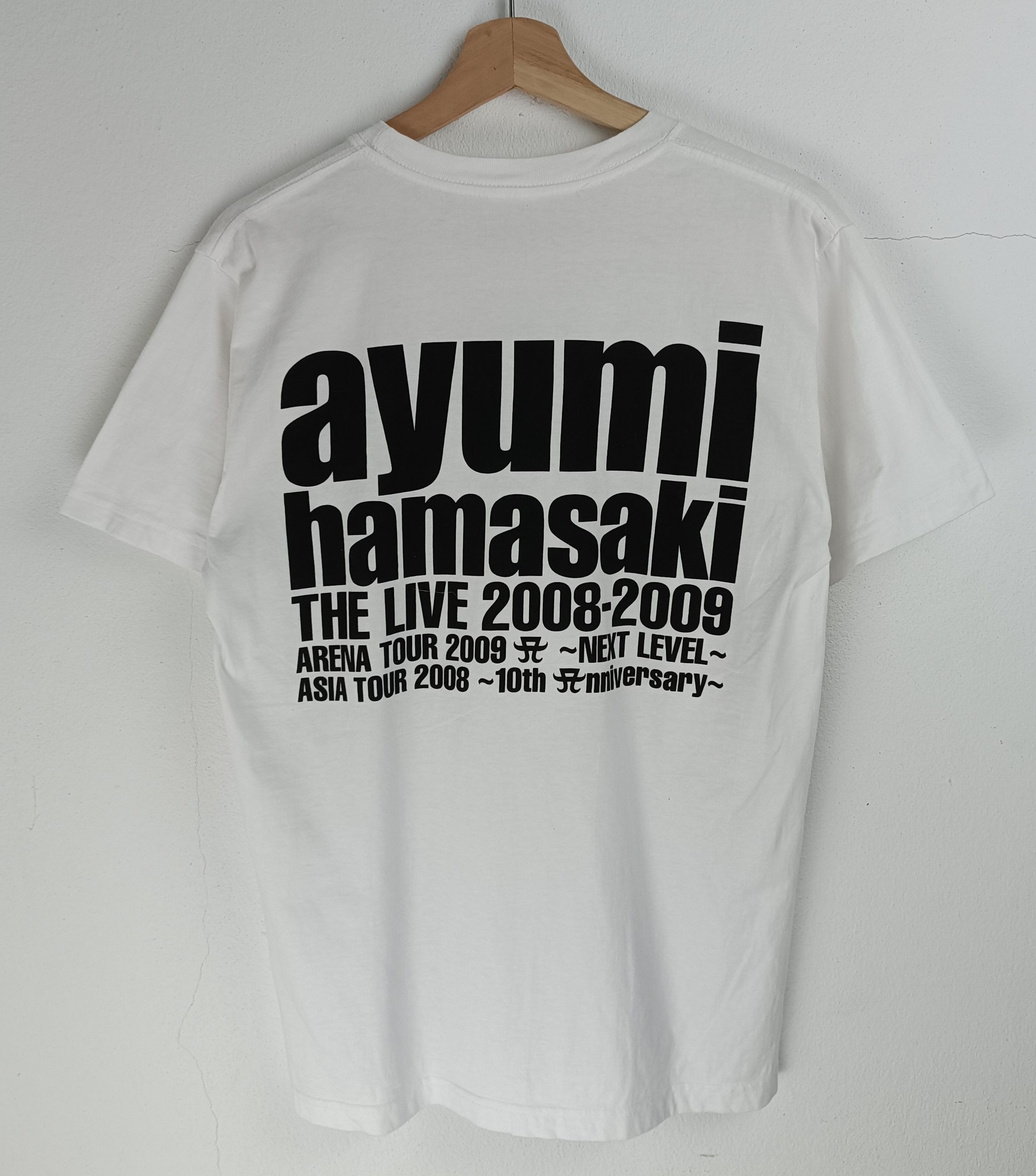 Rap Tees VINTAGE '08 AYUMI HAMASAKI OVP TOUR TEE VERY RARE! Size US M / EU 48-50 / 2 - 4 Thumbnail
