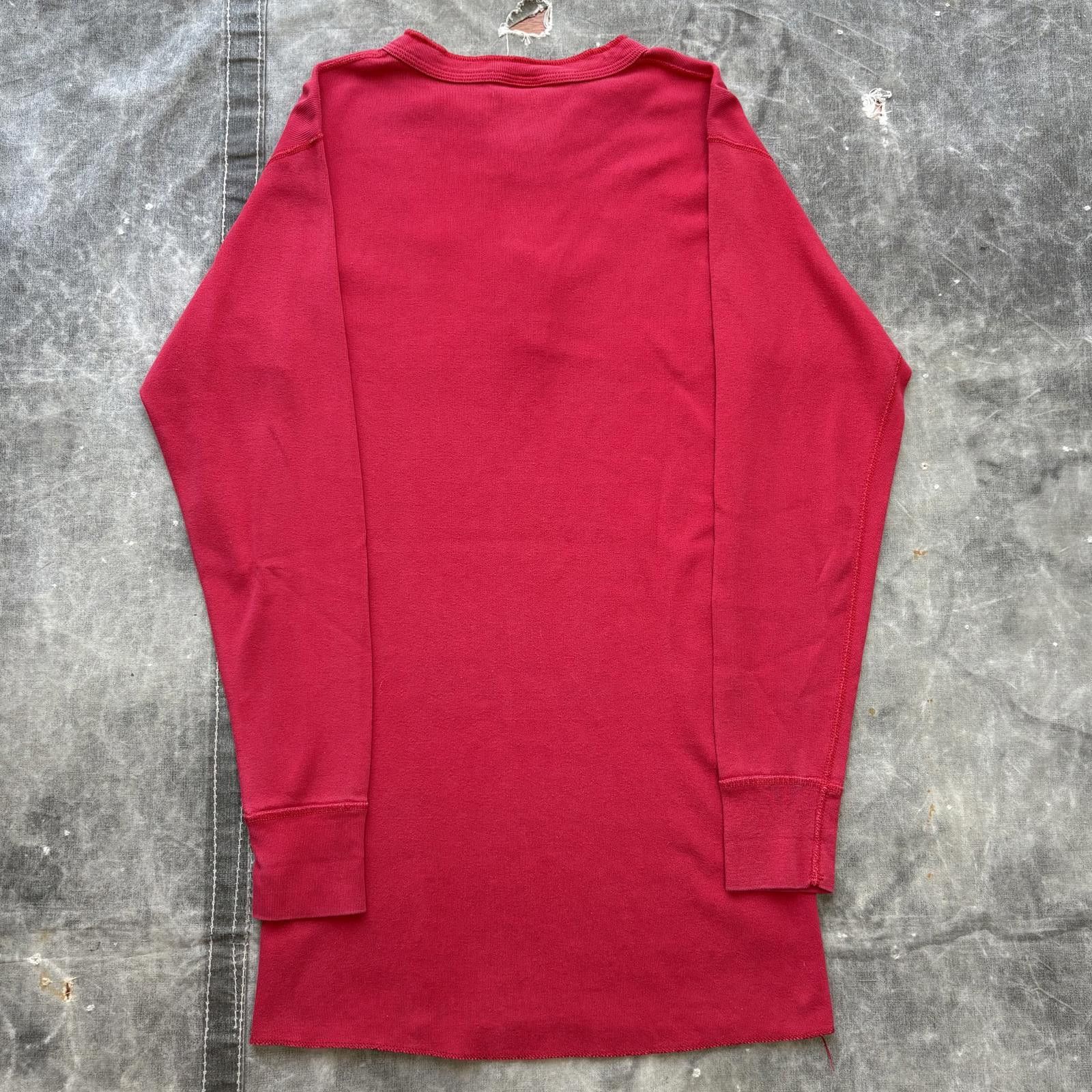Carhartt Vintage 90s Carhartt Workwear Grunge Ribbed Henley Shirt Size US L / EU 52-54 / 3 - 6 Thumbnail