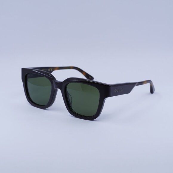 Gucci Gucci GG1670SK 003 Sunglasses Black\Havana Square Frame Size ONE SIZE - 1 Thumbnail