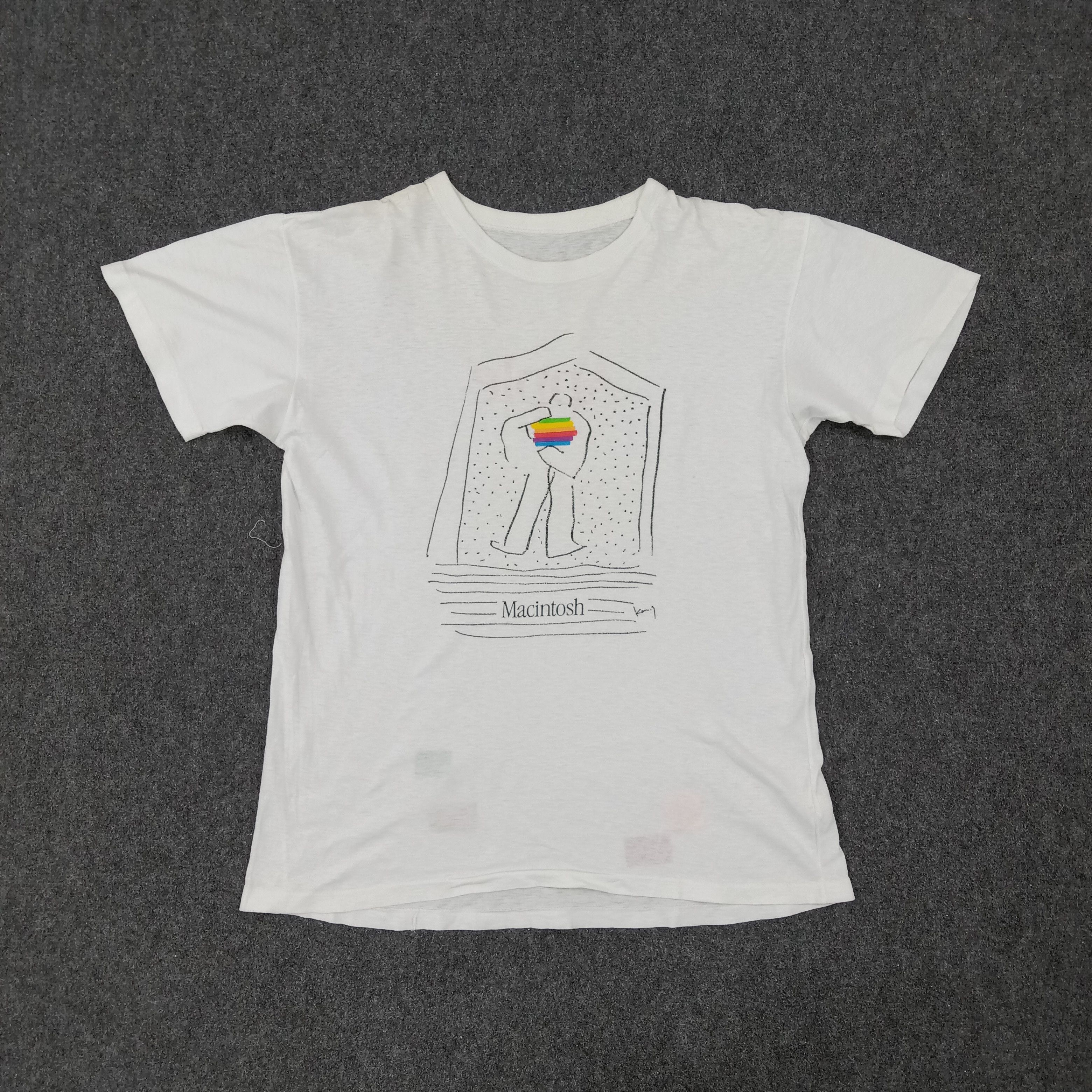 Apple × Vintage Apple Macistosh Electronic Brand Iphone Ipad Tshirt Size US M / EU 48-50 / 2 - 4 Thumbnail