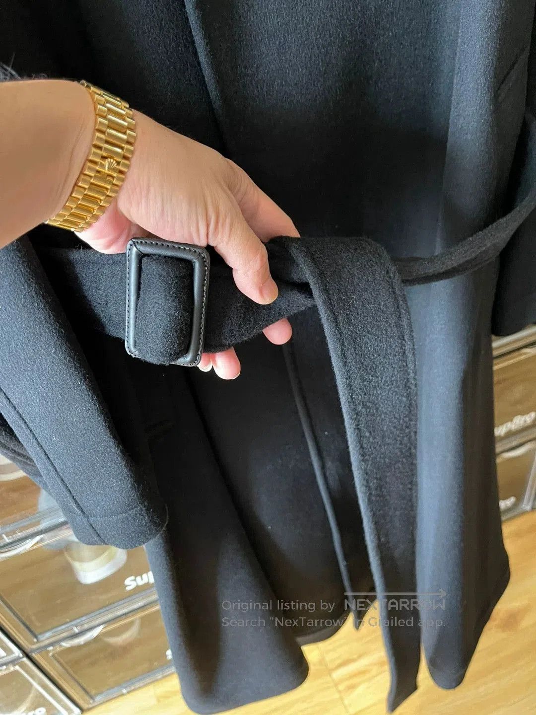 Yohji Yamamoto Yohji Yamamoto Belted Hooded Cashmere Coat. Size US M / EU 48-50 / 2 - 6 Thumbnail