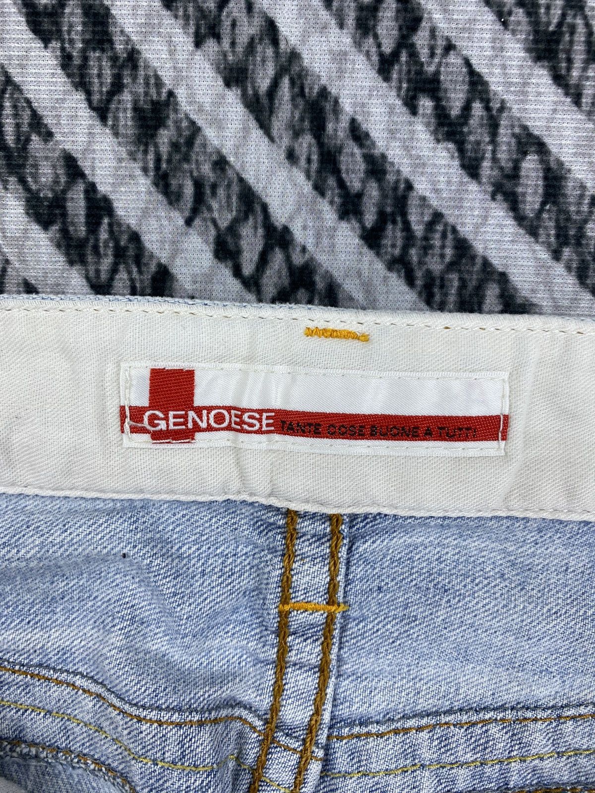 Japanese Brand Vintage Genoese Kapital Style Blue Washed Denim Jeans Size US 30 / EU 46 - 15 Thumbnail
