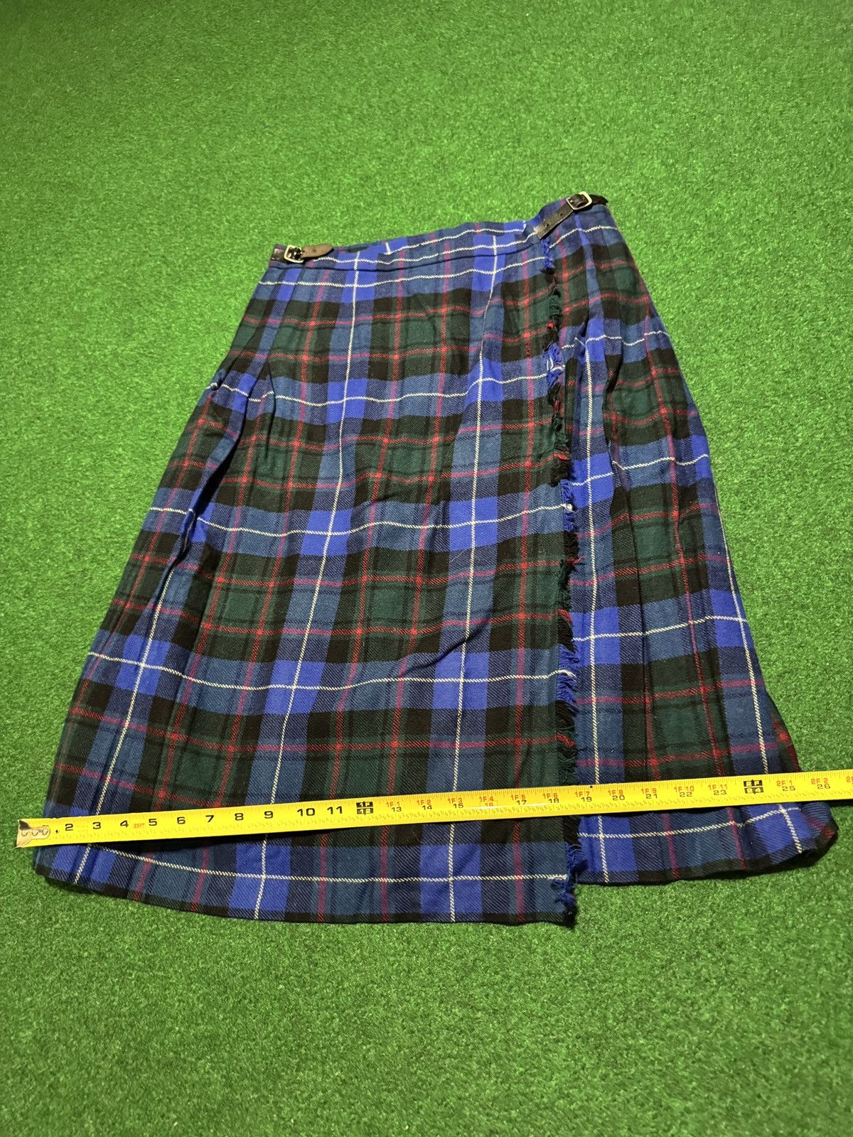 Vintage Vintage Plaid Pringle Of Scotland 70s Retro Scottish Skirt Size 32" / US 10 / IT 46 - 8 Thumbnail