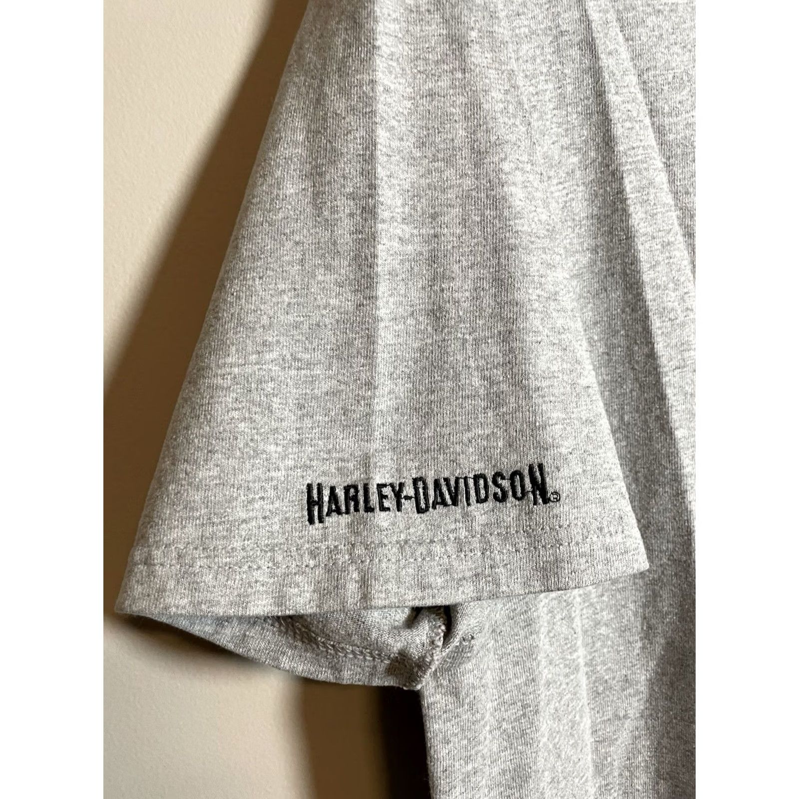 Harley Davidson Harley-Davidson Button-Up Shirt Mens XL Gray Short Sleeve Davenport Iowa Emblem Vintage? Size US XL / EU 56 / 4 - 6 Thumbnail